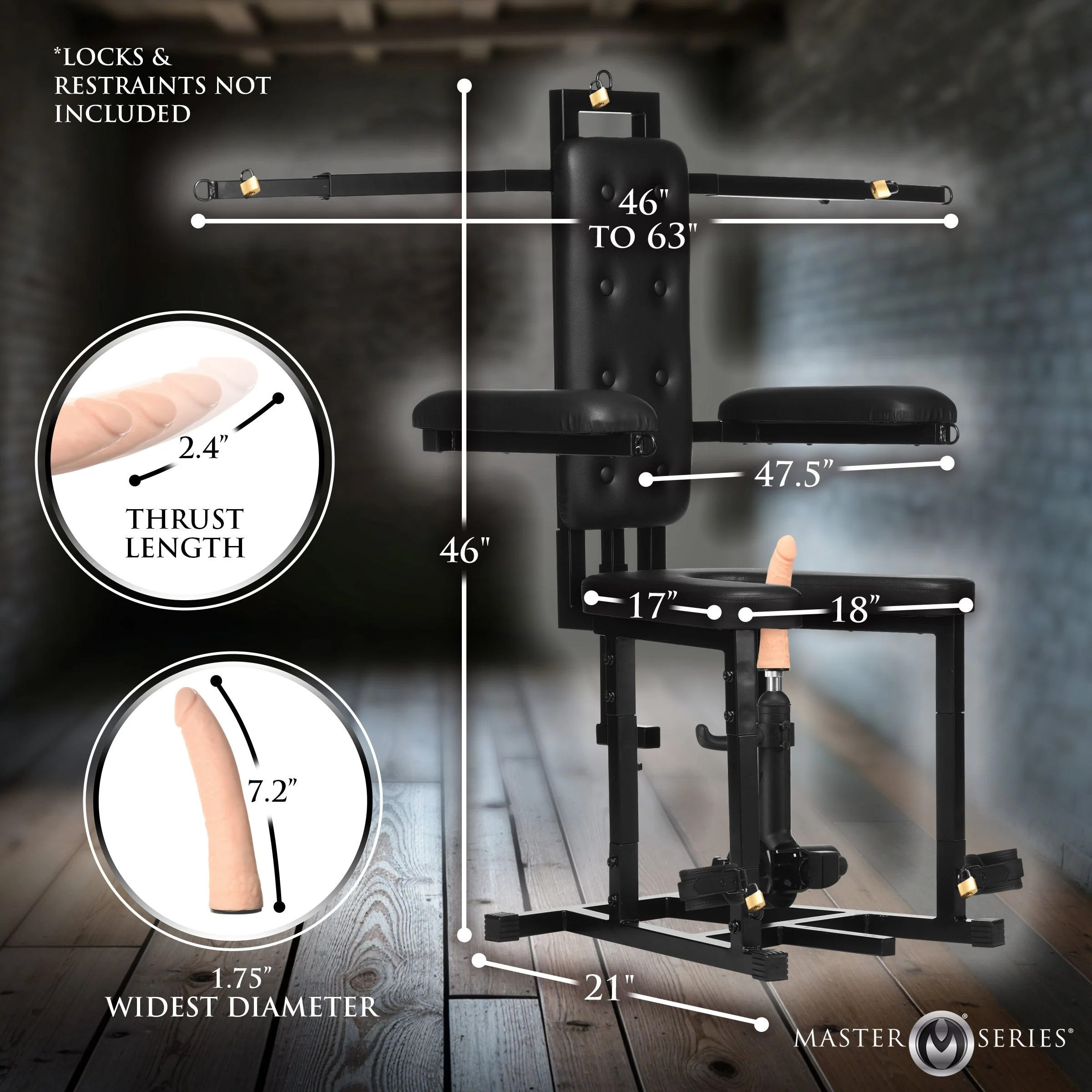 Enforcer Chair with Sex Machine - Image 7