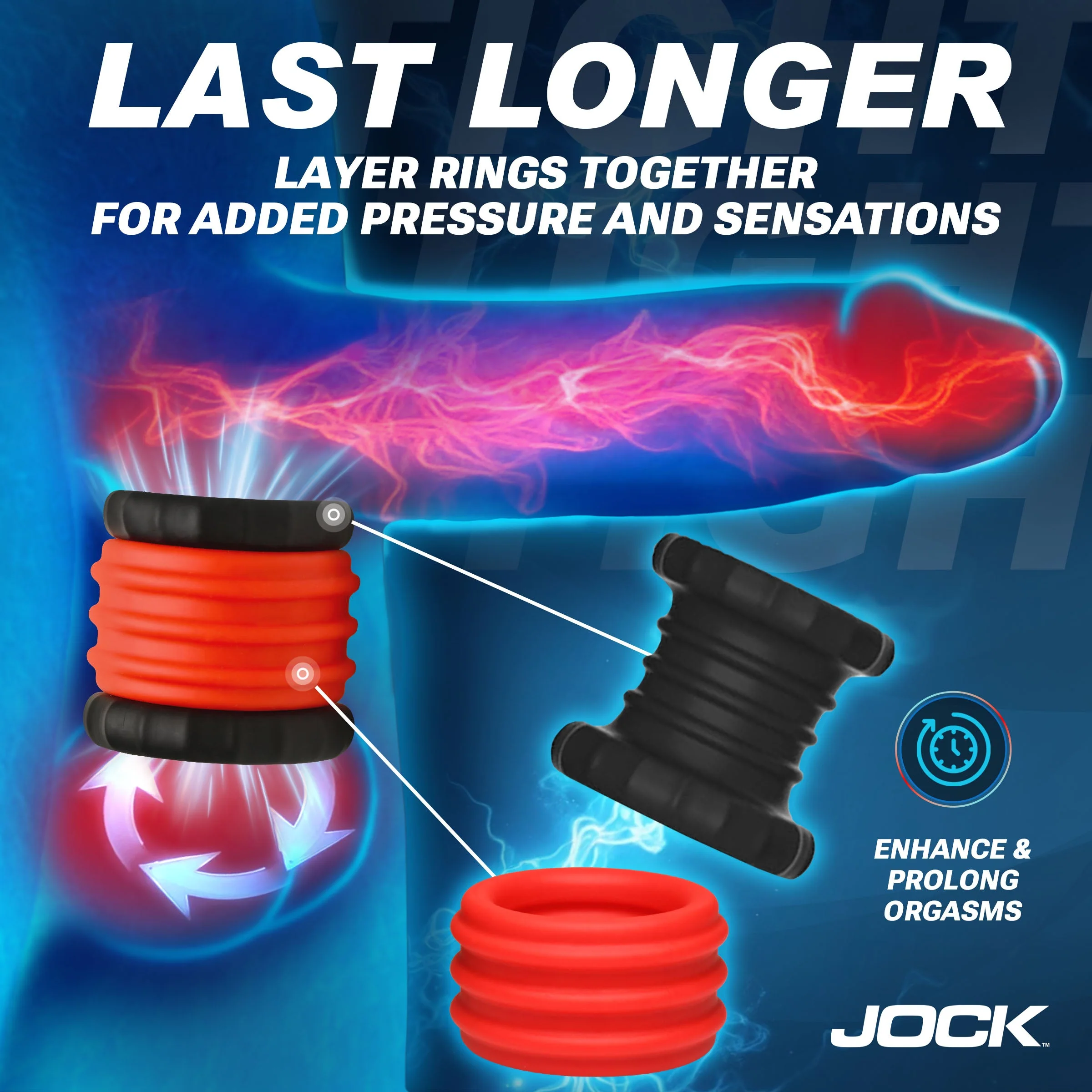 Enhancers 2-in-1 Silicone Cock Ring - Image 2