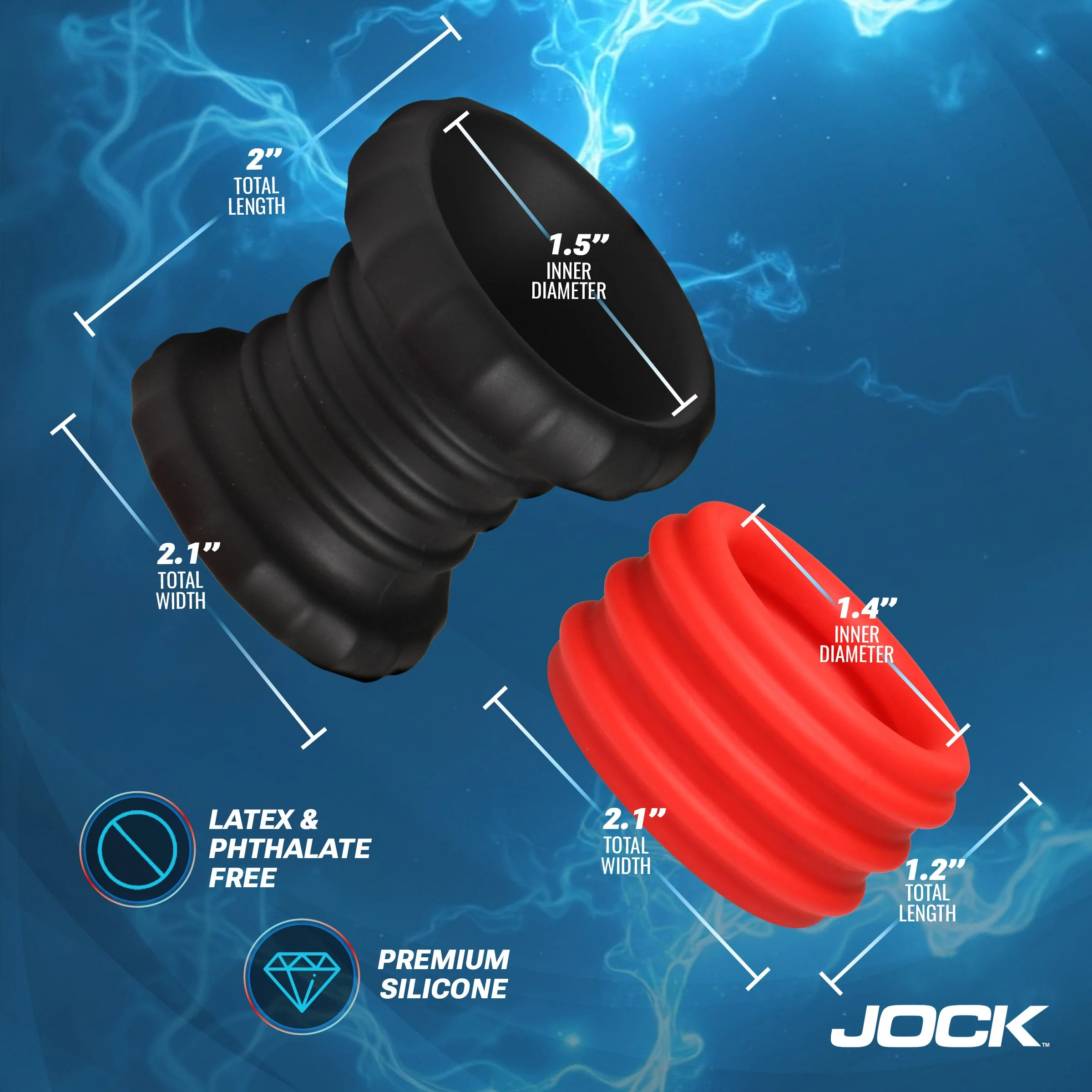 Enhancers 2-in-1 Silicone Cock Ring - Image 5
