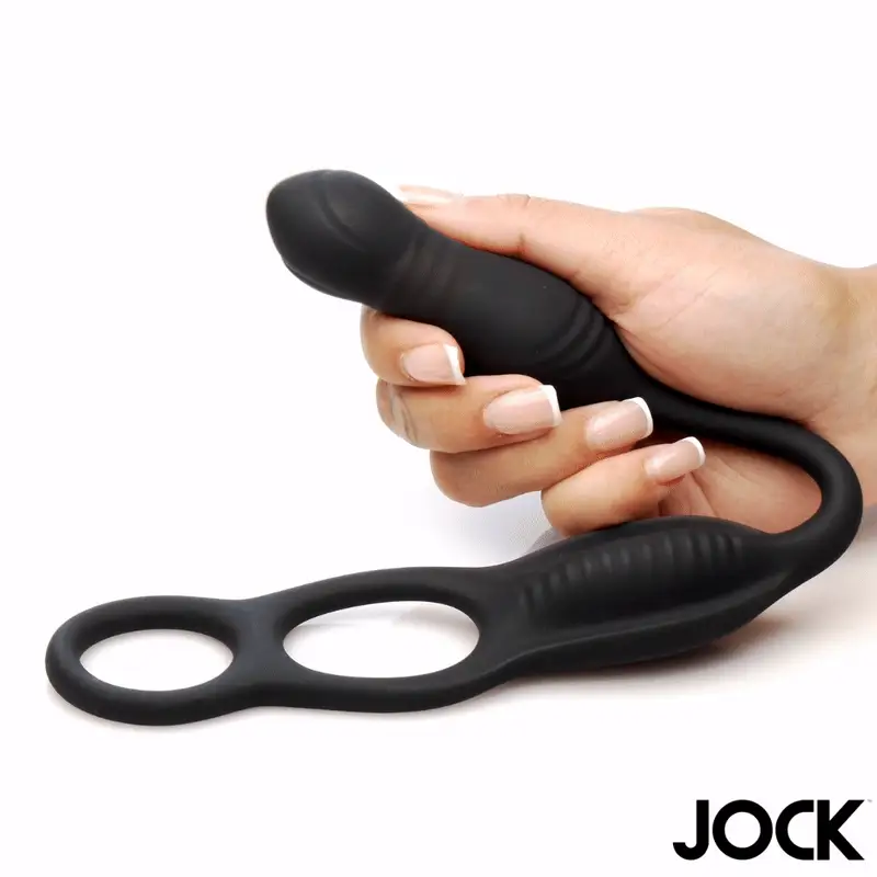 Enhancers Hyper Thrusting & Vibrating Anal Plug with Cock Ring - Image 2