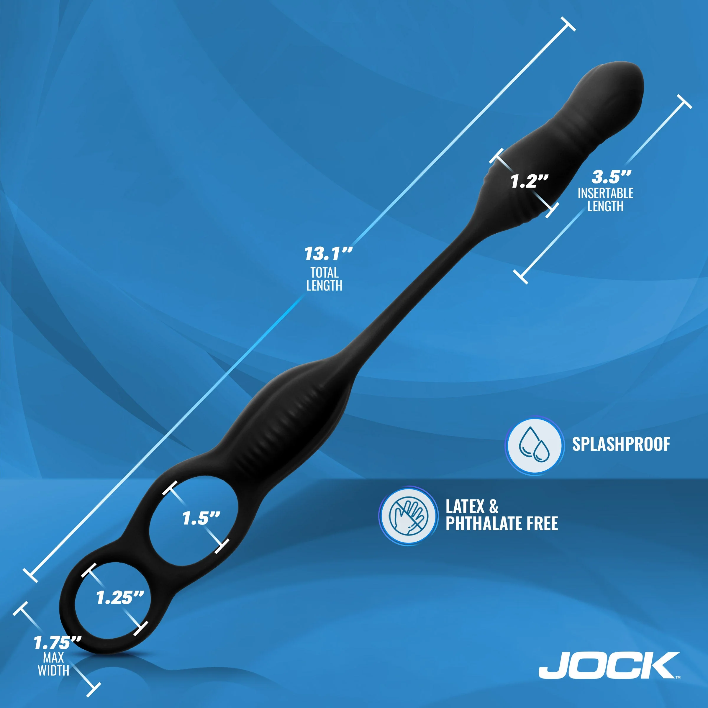 Enhancers Hyper Thrusting & Vibrating Anal Plug with Cock Ring - Image 5