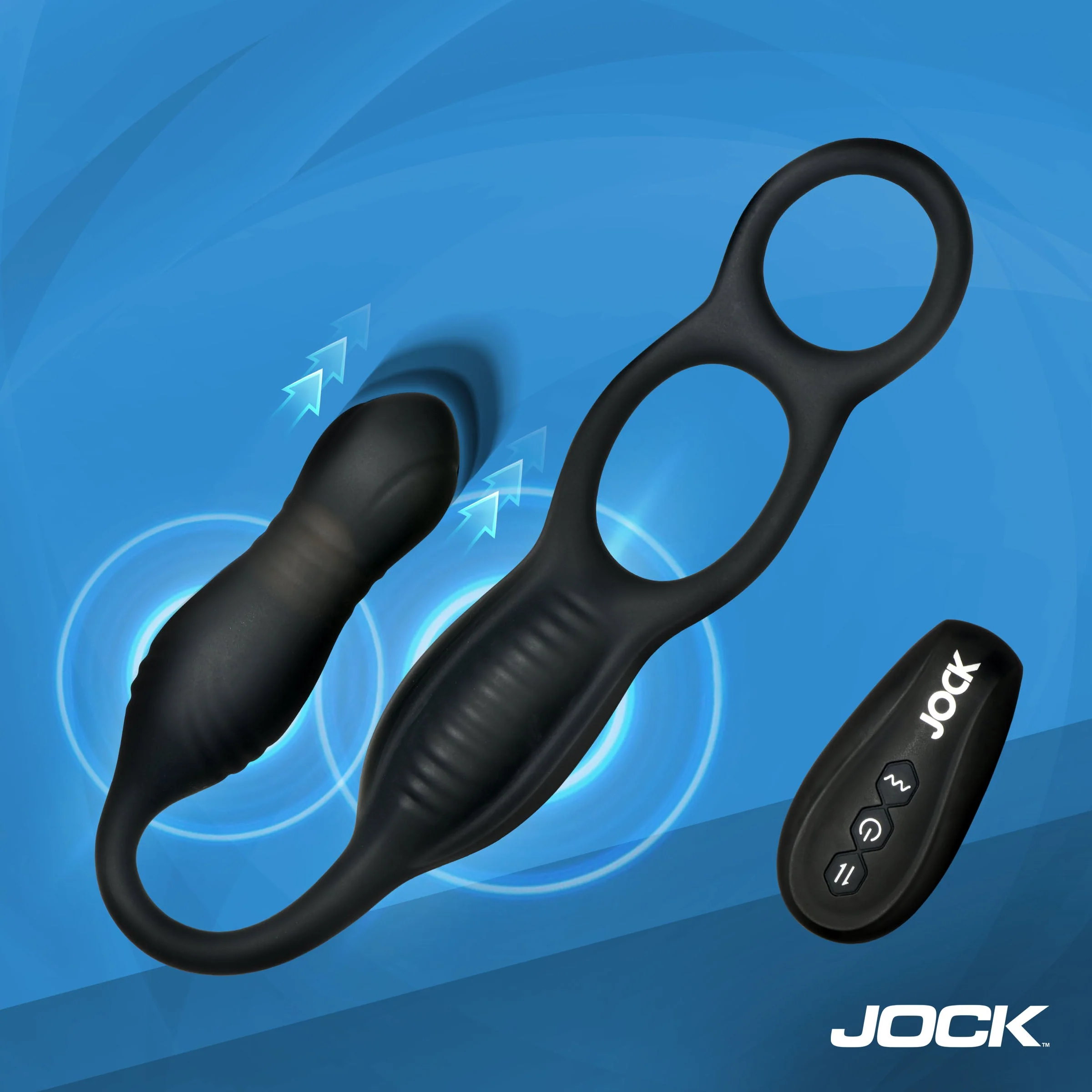 Enhancers Hyper Thrusting & Vibrating Anal Plug with Cock Ring - Image 6