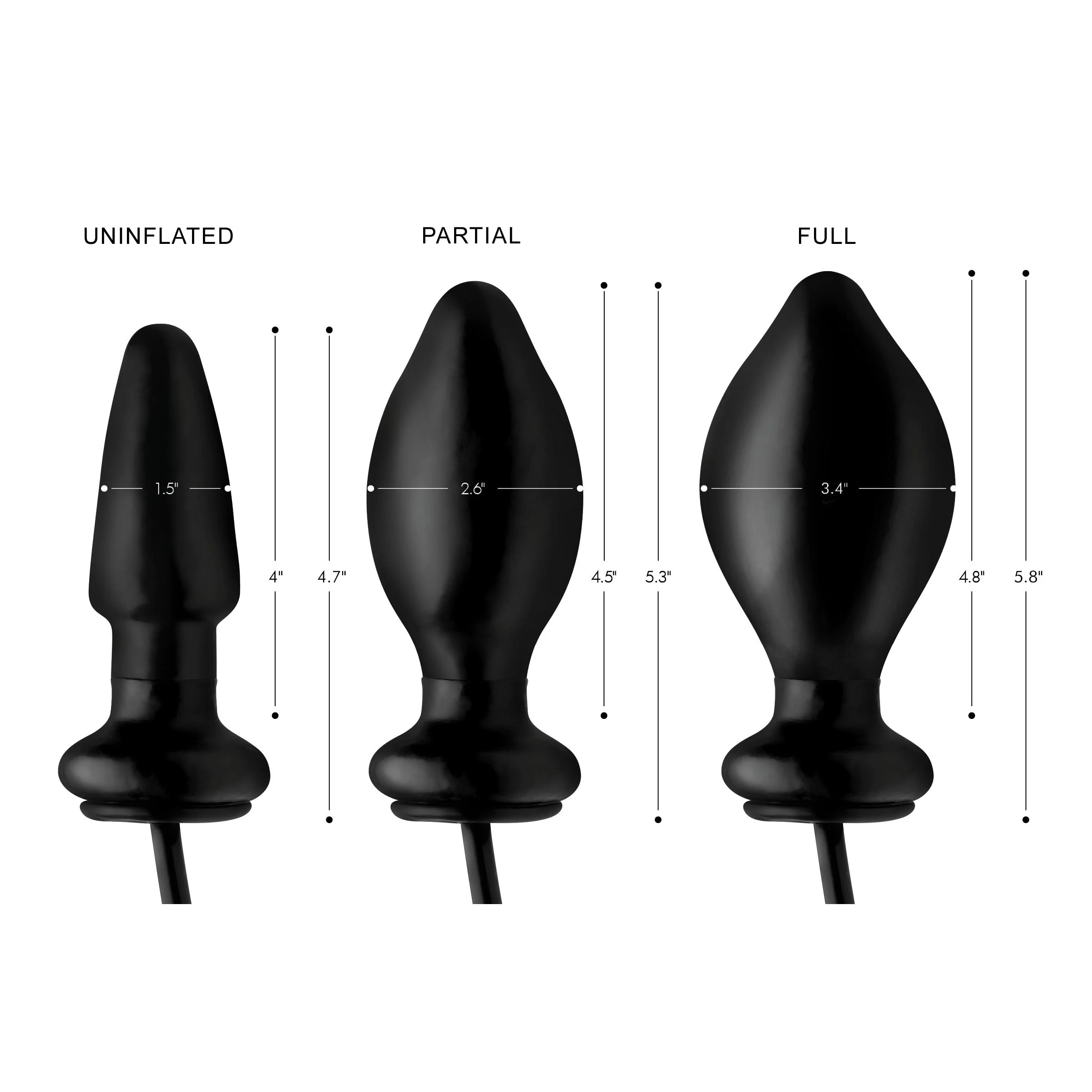 Expand Inflatable Anal Plug - Image 6