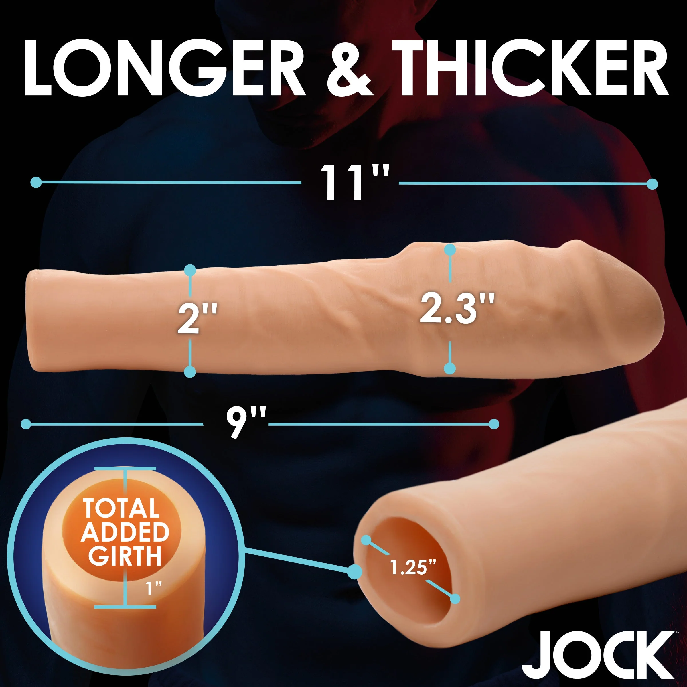 Extra Thick 2 Inch Penis Extension - Image 4