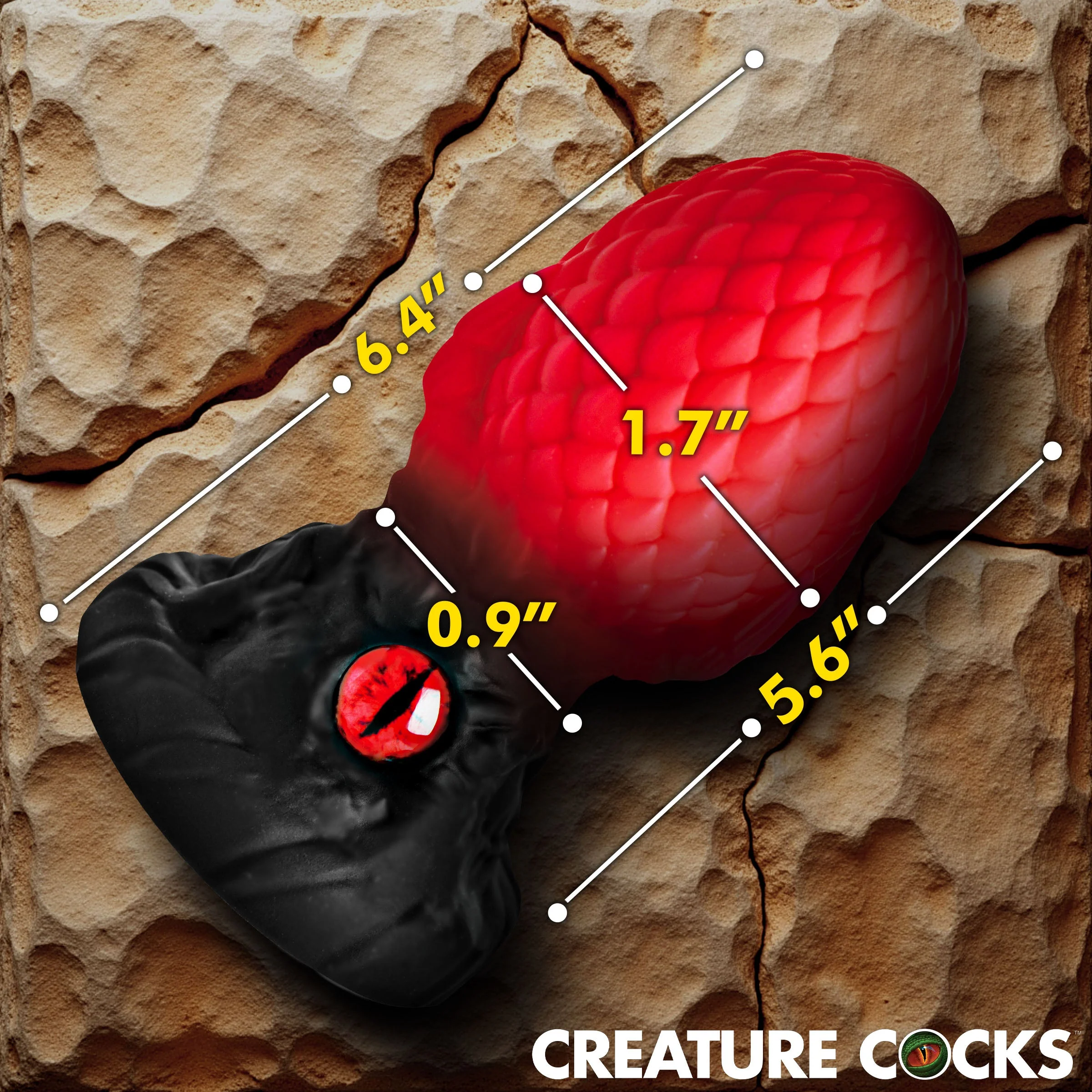 Eye of the Dragon Silicone Butt Plug - Image 4