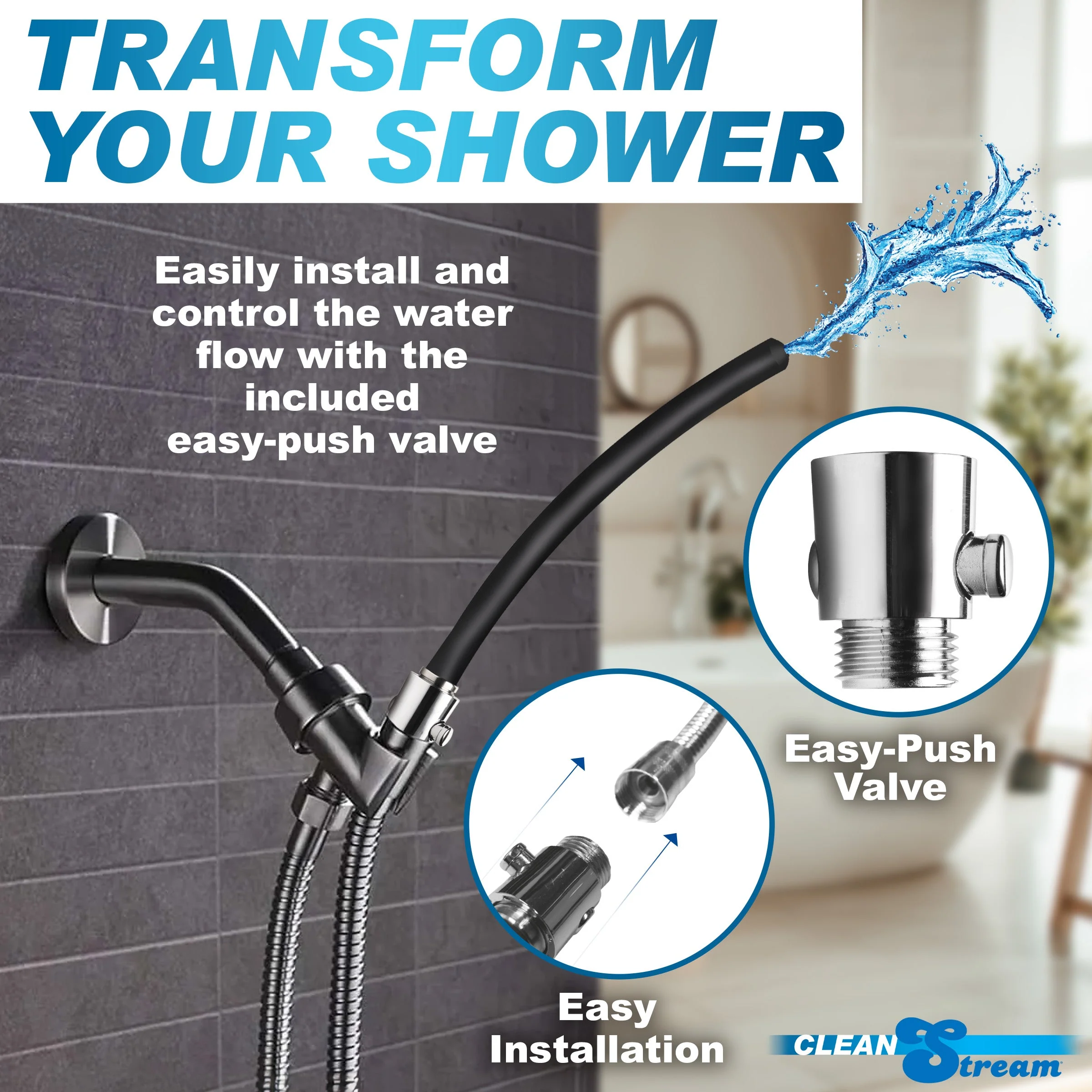 EZ-Flow Silicone Shower Enema Set - Image 3