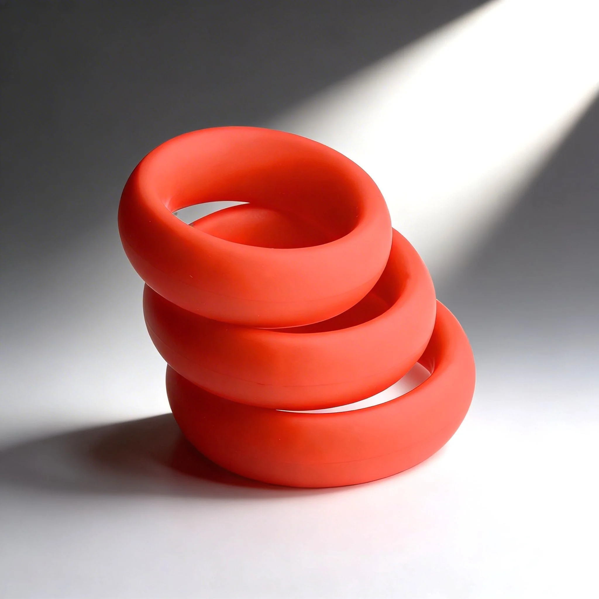 Fat Silicone Cock Ring 3-Pack - Image 3
