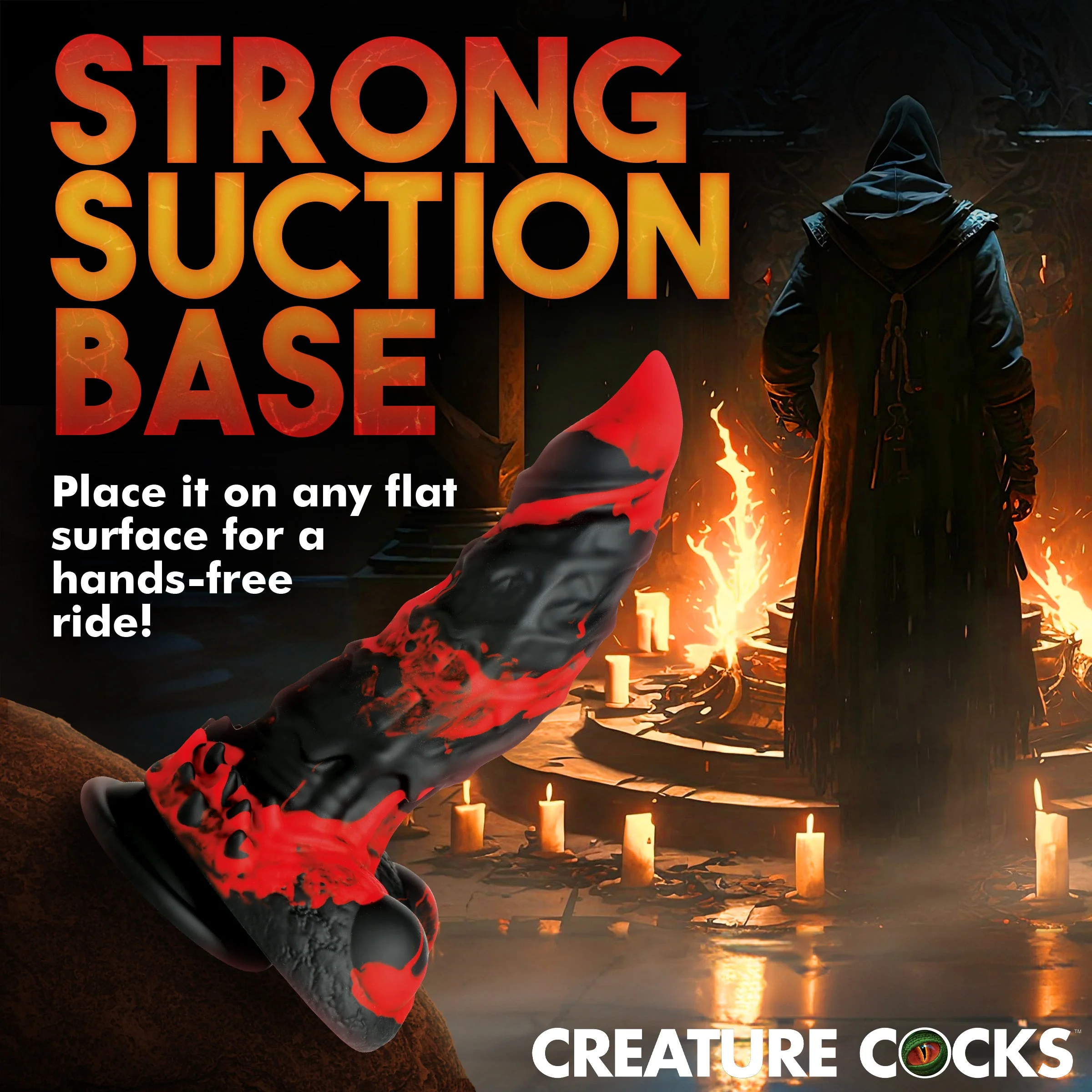 Fire Demon Monster Silicone Dildo - Image 7