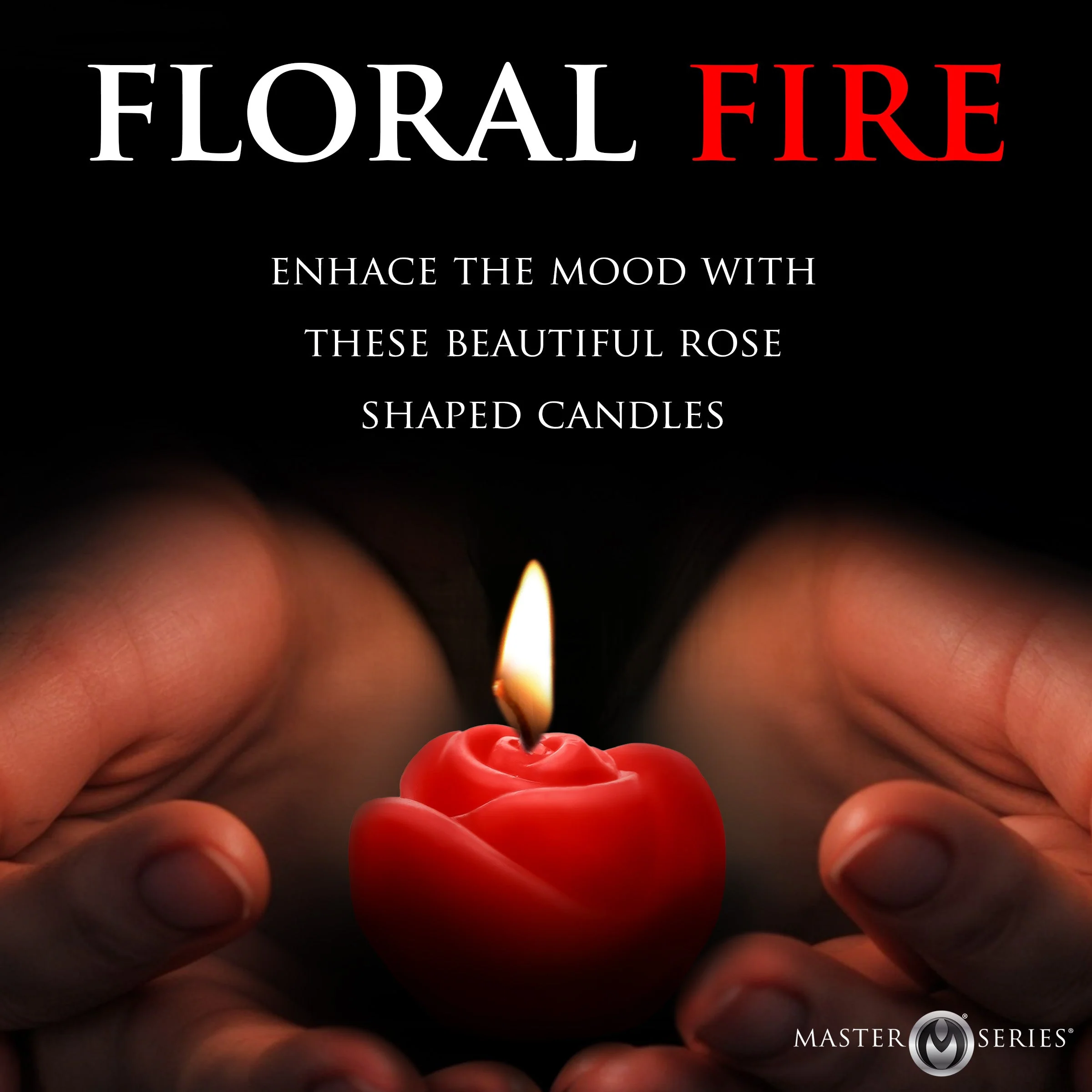 Fire Garden 3pc Rose Candle Set - Image 4