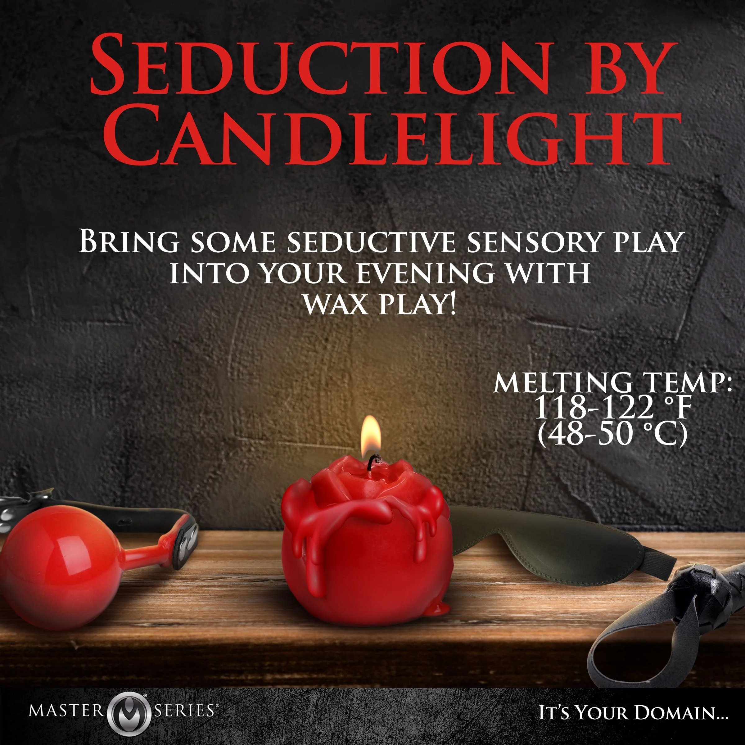 Flaming Rose Drip Candle - Image 7
