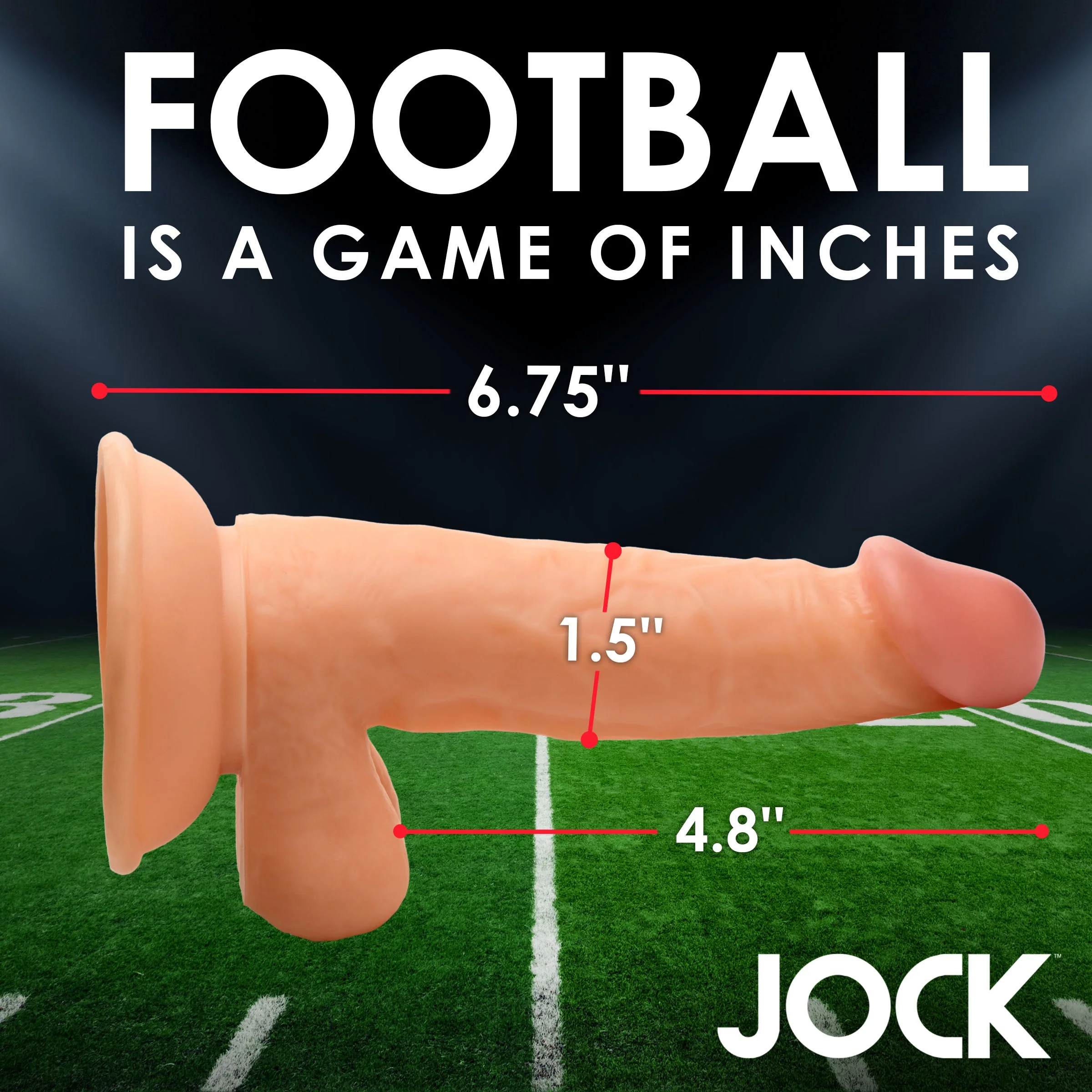 Football Frank 7 inch Dildo - Image 4