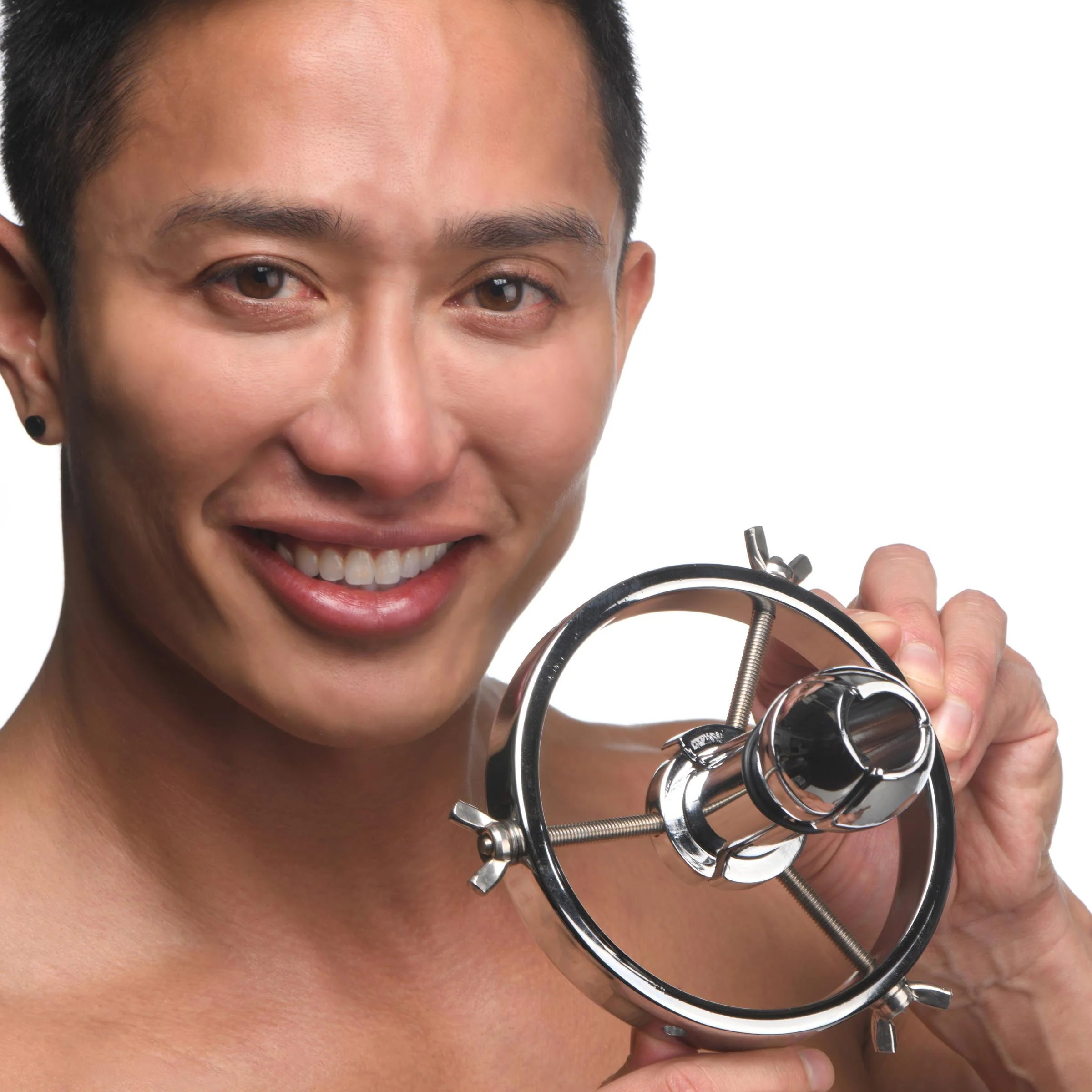 Forced Spread Stainless Steel Anal Explorer - Image 2