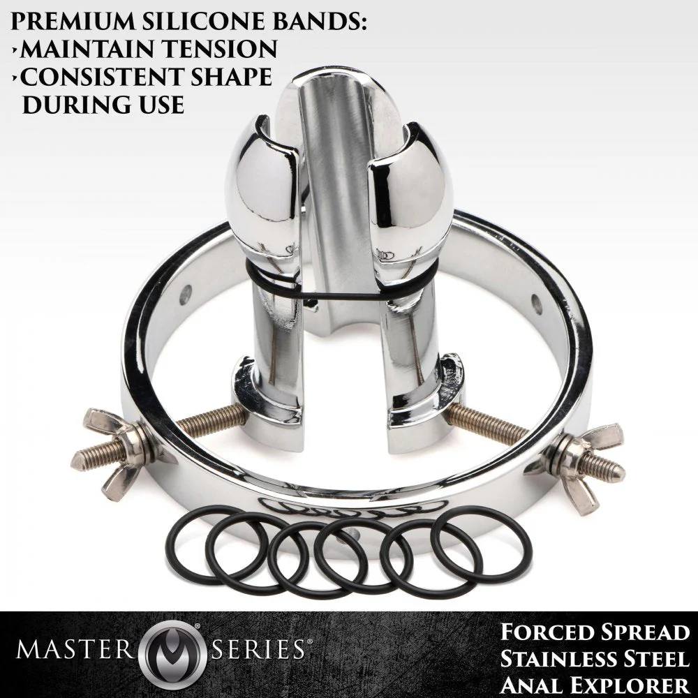 Forced Spread Stainless Steel Anal Explorer - Image 4
