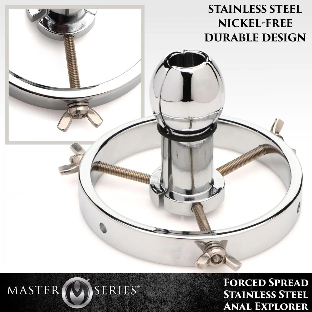 Forced Spread Stainless Steel Anal Explorer - Image 5