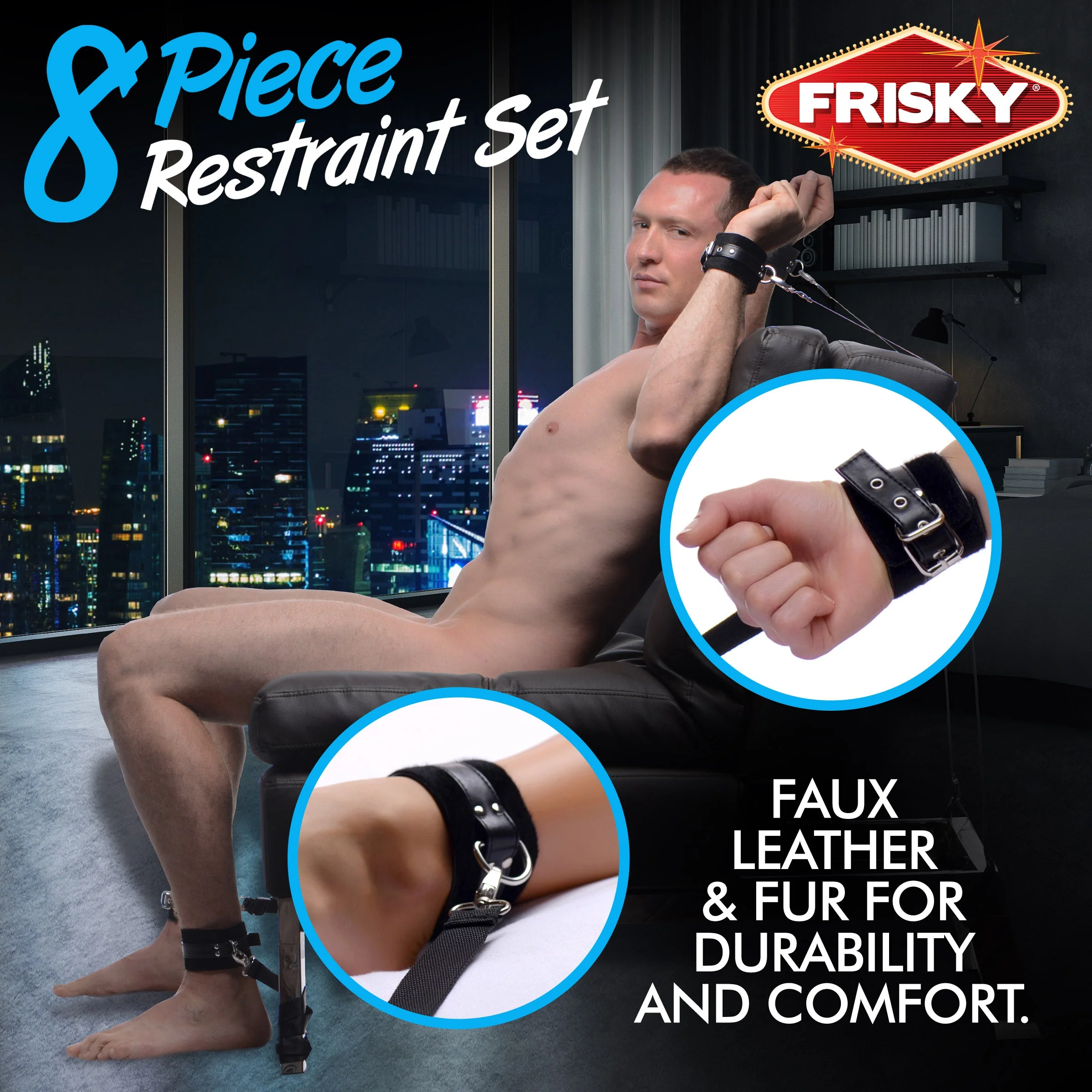 Frisky 8-Piece Restraint Set - Image 2