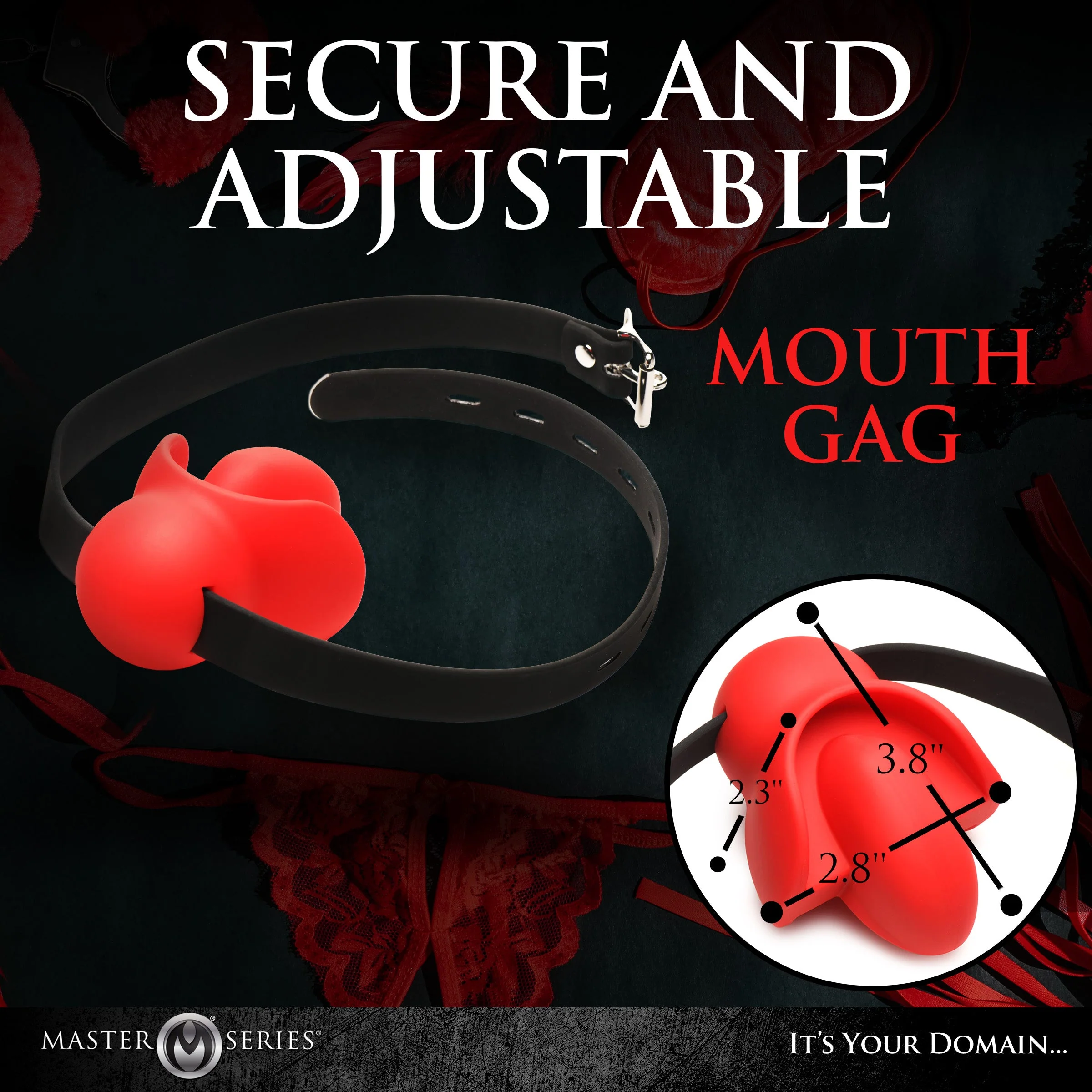 Gag Order Extreme Silicone Ball Gag - Image 4