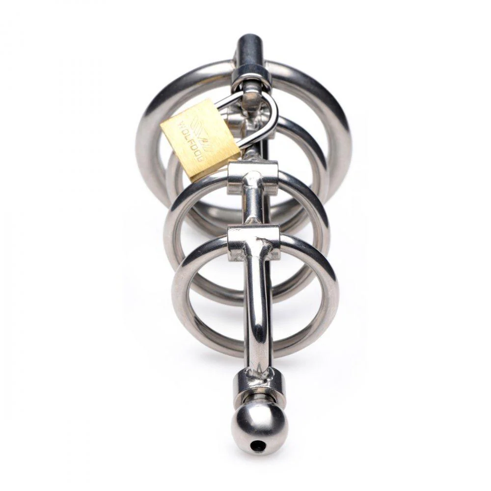Gates of Hell Stainless Steel Adjustable Cum Through Sound Cage - Image 4