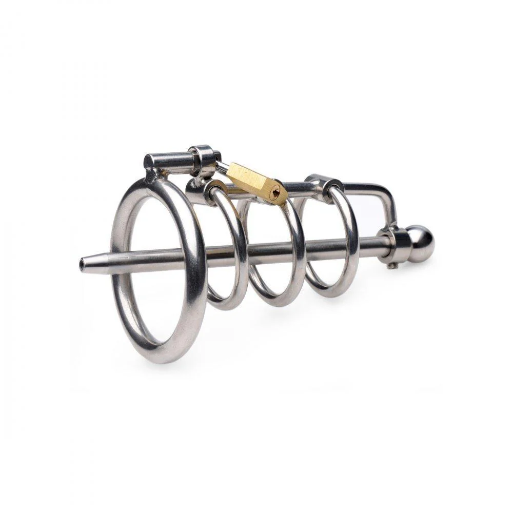 Gates of Hell Stainless Steel Adjustable Cum Through Sound Cage - Image 6