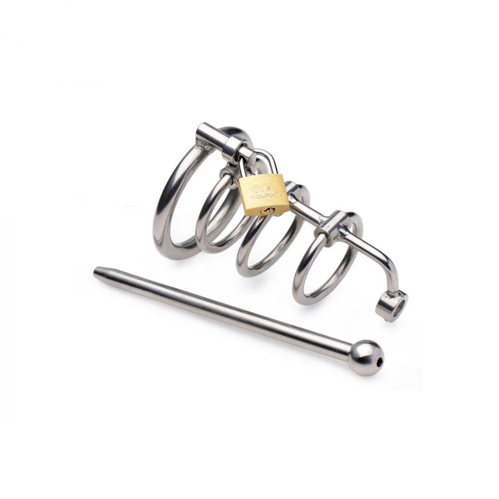 Gates of Hell Stainless Steel Adjustable Cum Through Sound Cage - Image 7