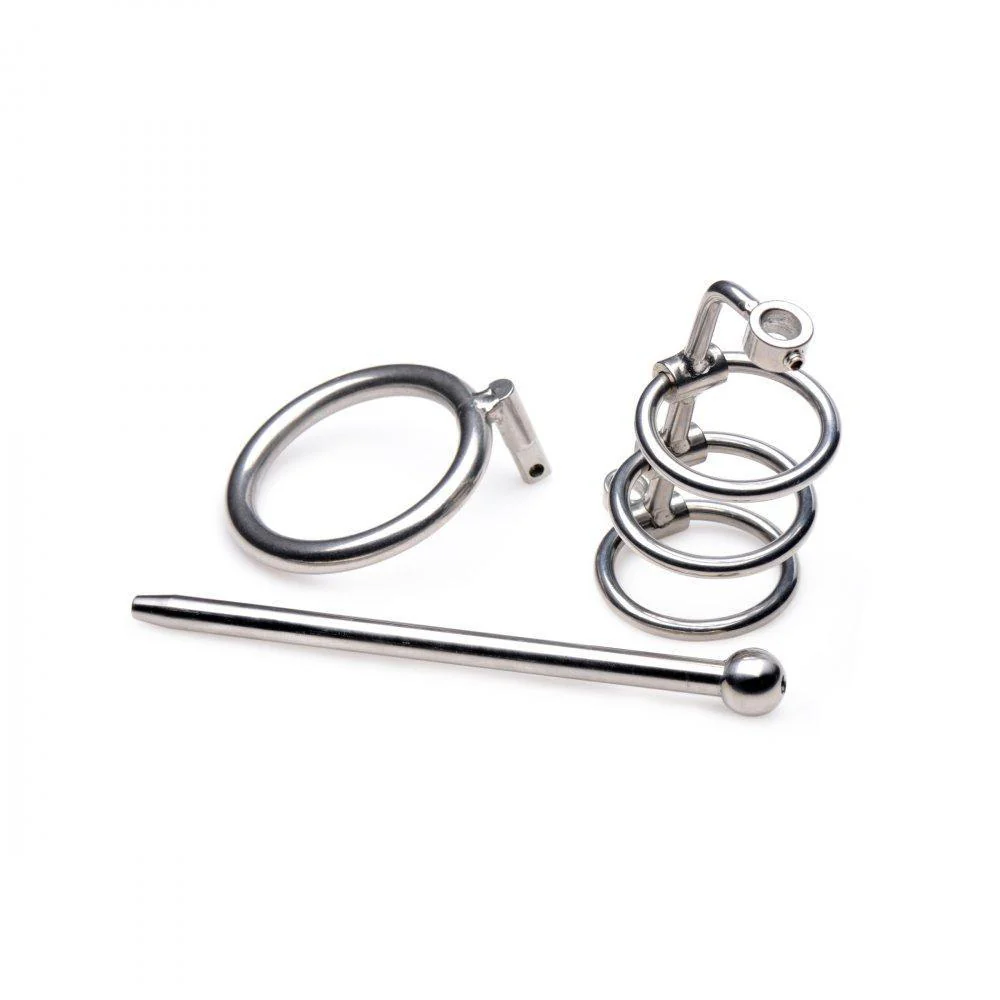 Gates of Hell Stainless Steel Adjustable Cum Through Sound Cage - Image 8