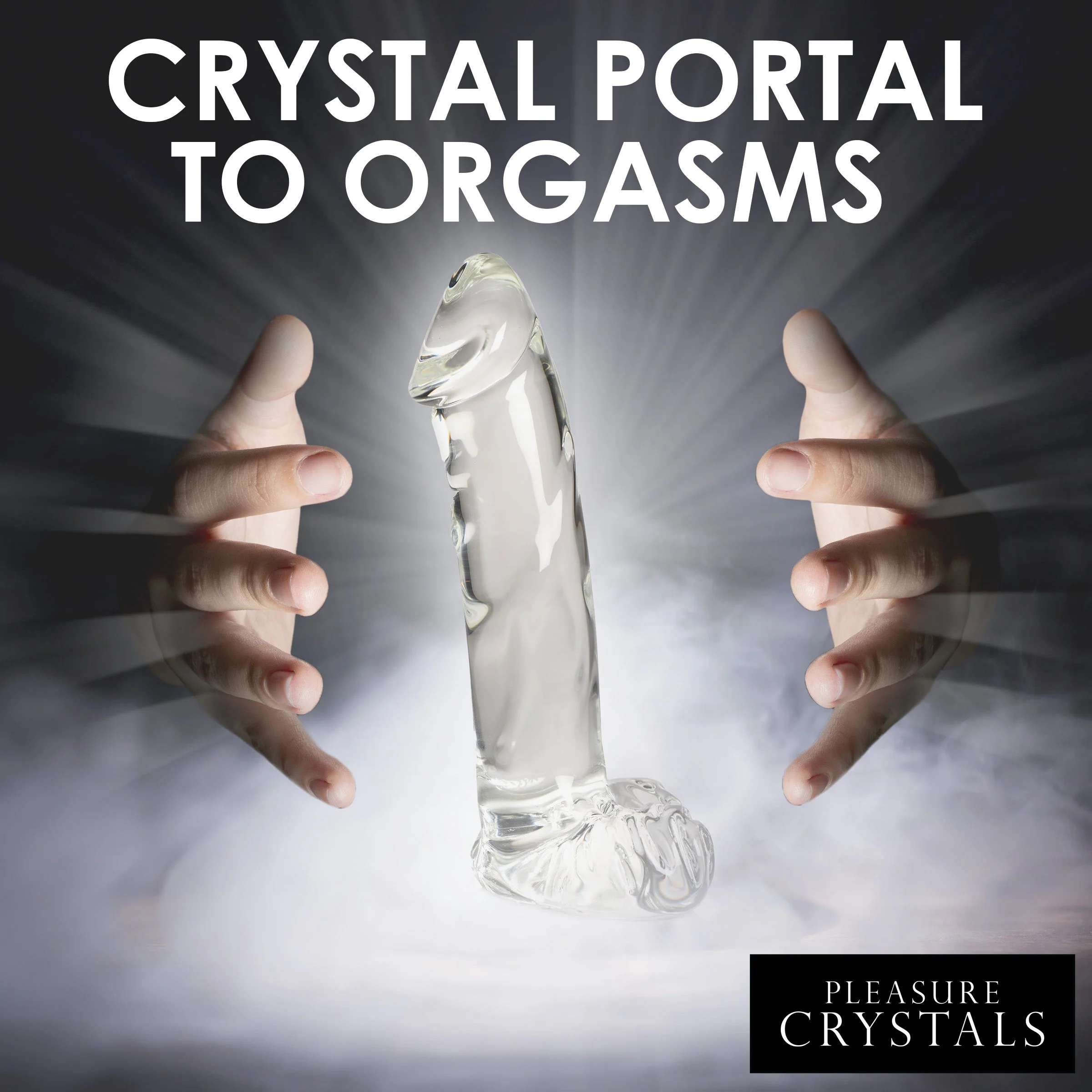 Glass Dildo with Balls - Image 3