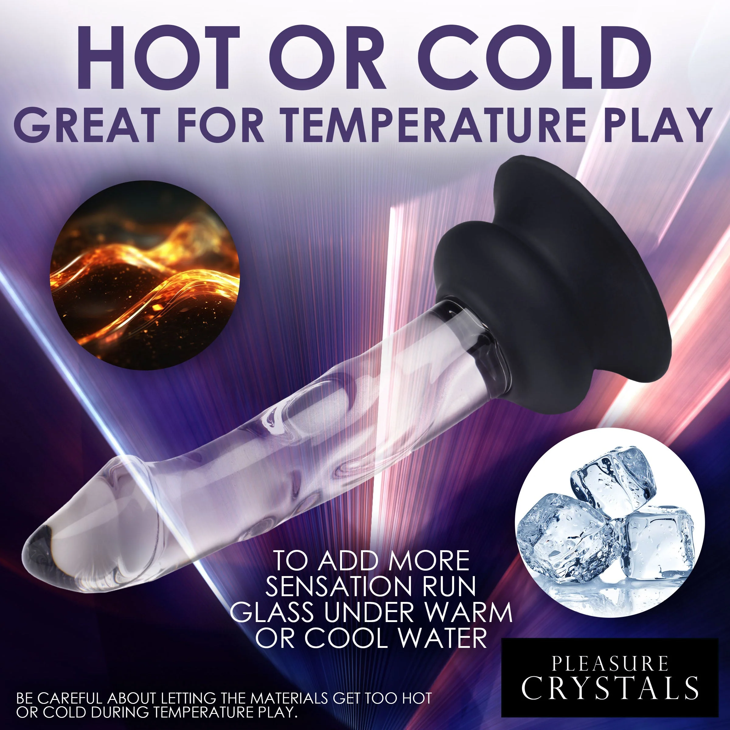 Glass Dildo with Silicone Base - Image 12