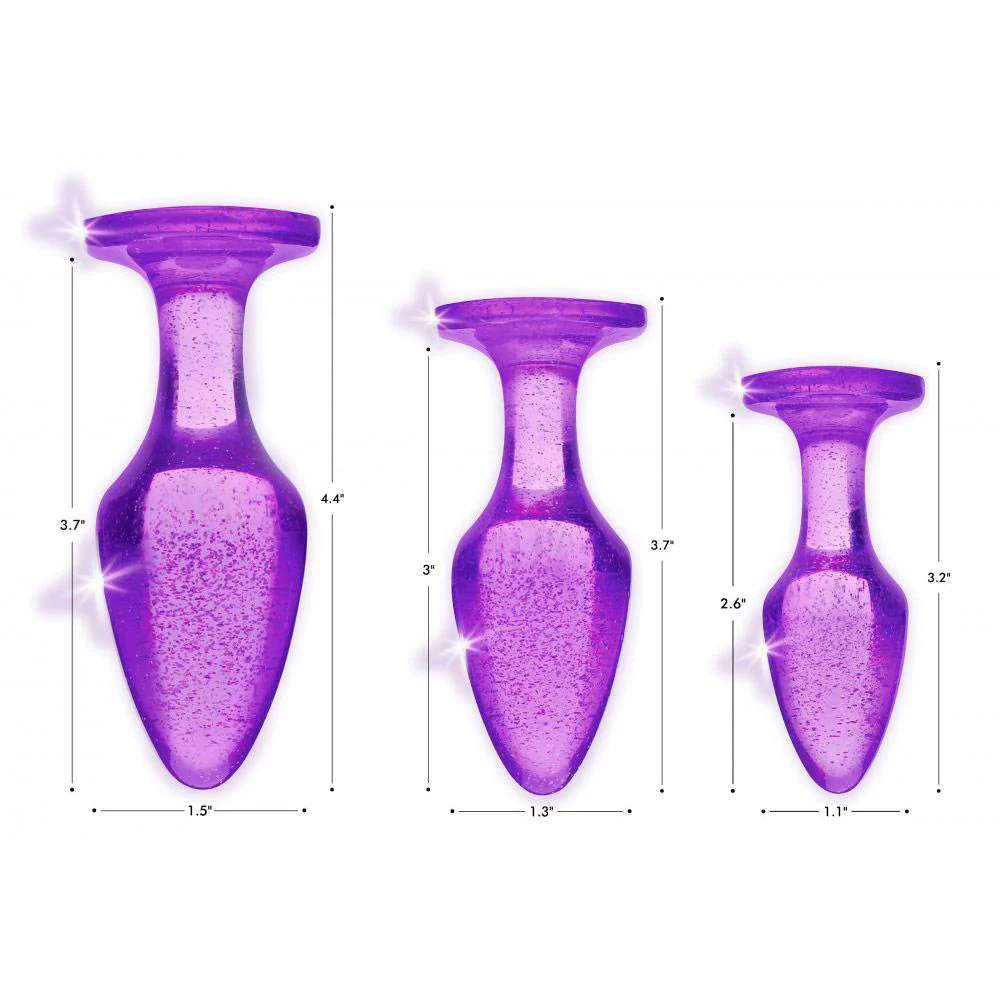Glitter Gem Anal Plug Set - Image 5