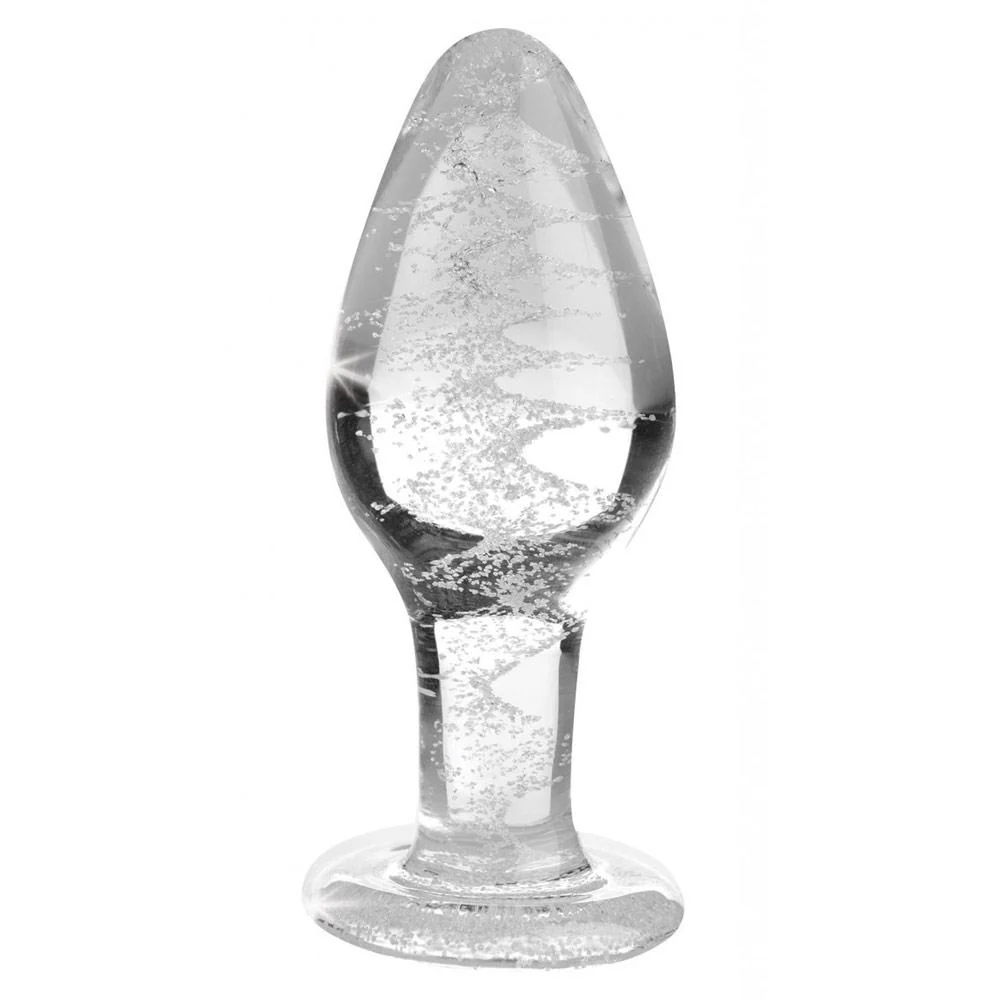 Glow-in-the-Dark Glass Anal Plug - Image 3