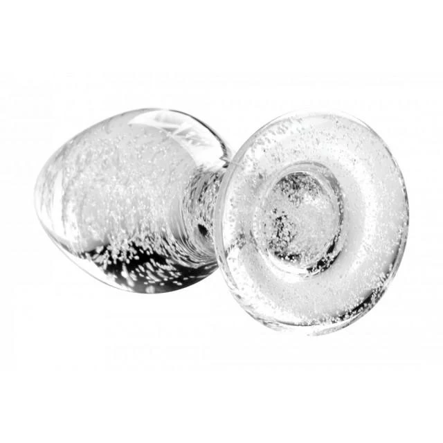 Glow-in-the-Dark Glass Anal Plug - Image 4