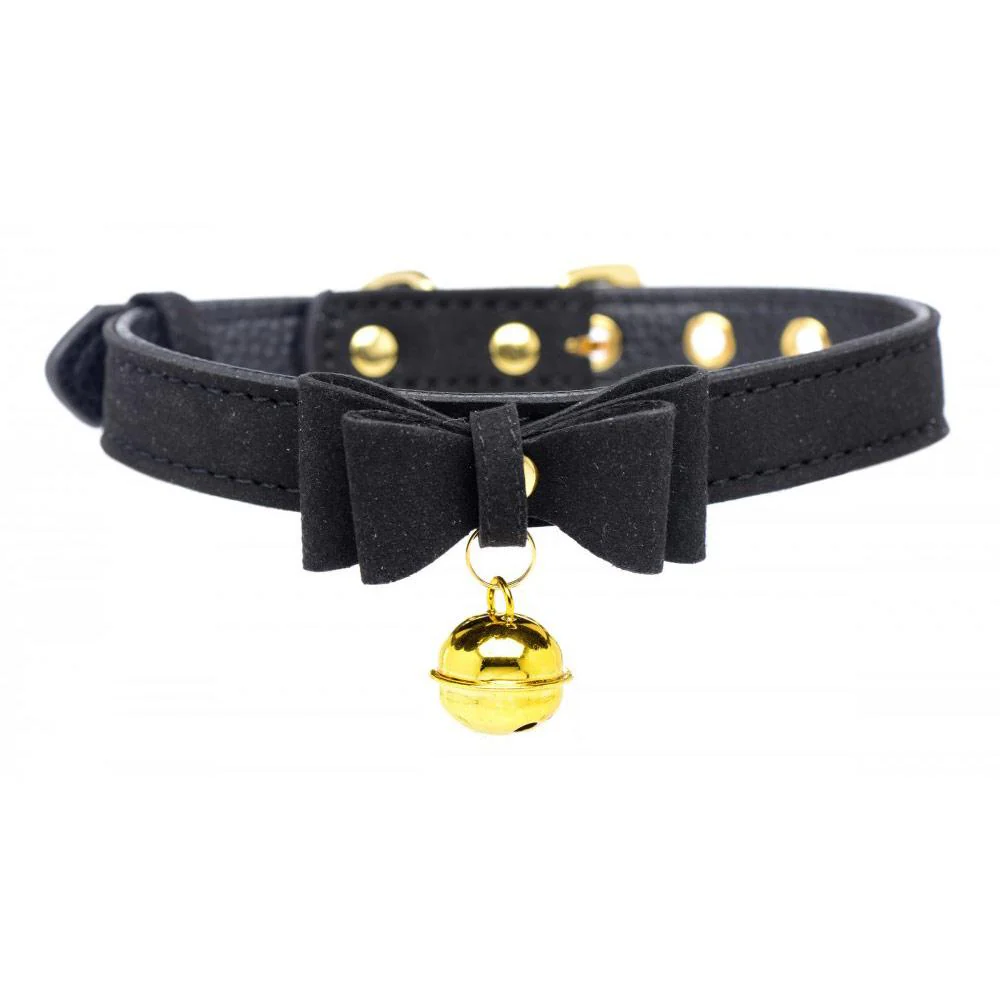 Golden Kitty Cat Bell Collar - Image 3