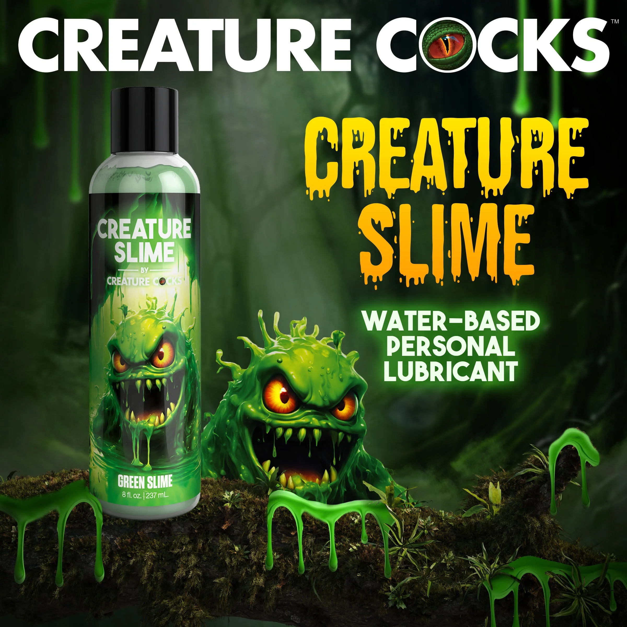 Green Creature Slime Water-Based Lubricant - Image 3