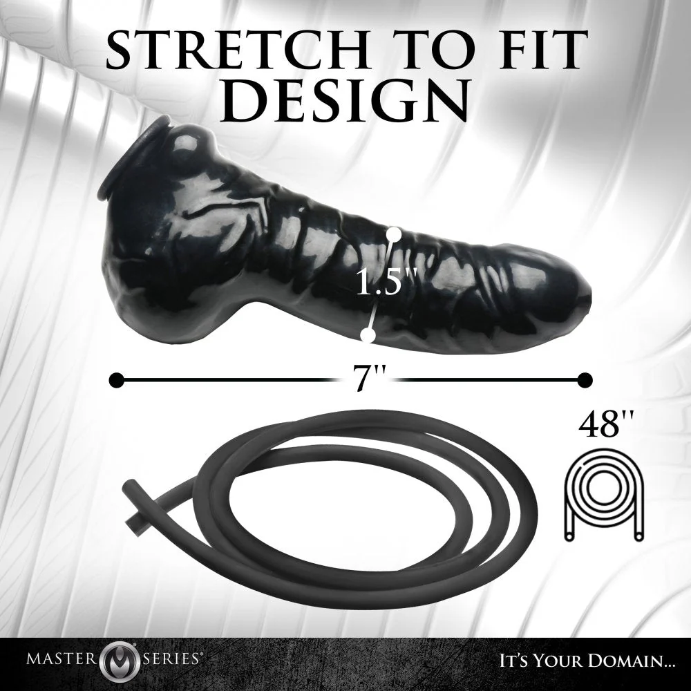 Guzzler Realistic Penis Sheath with Tube - Image 3
