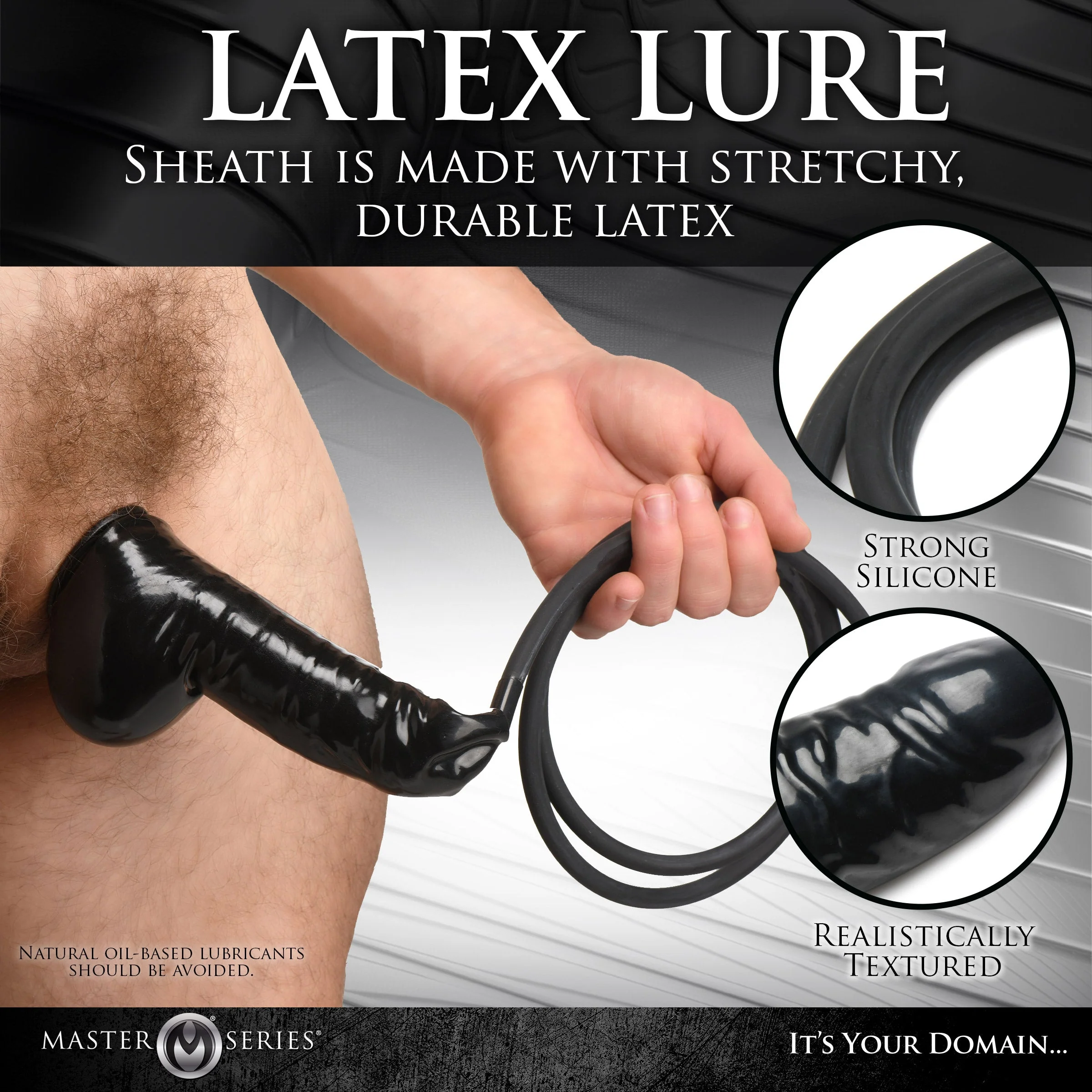 Guzzler Realistic Penis Sheath with Tube - Image 5