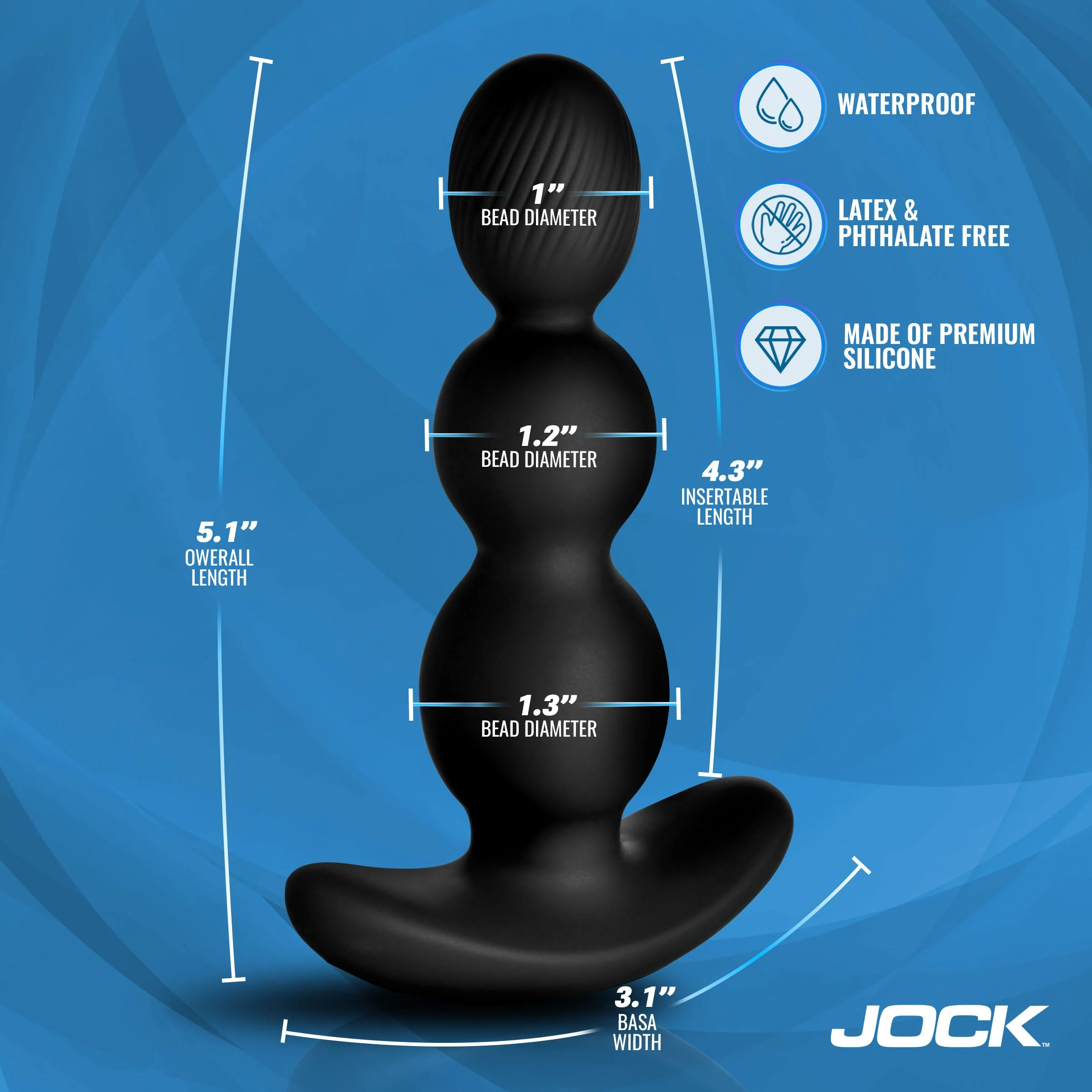 Gyro-X Gyrating & Vibrating Silicone Butt Plug - Image 5