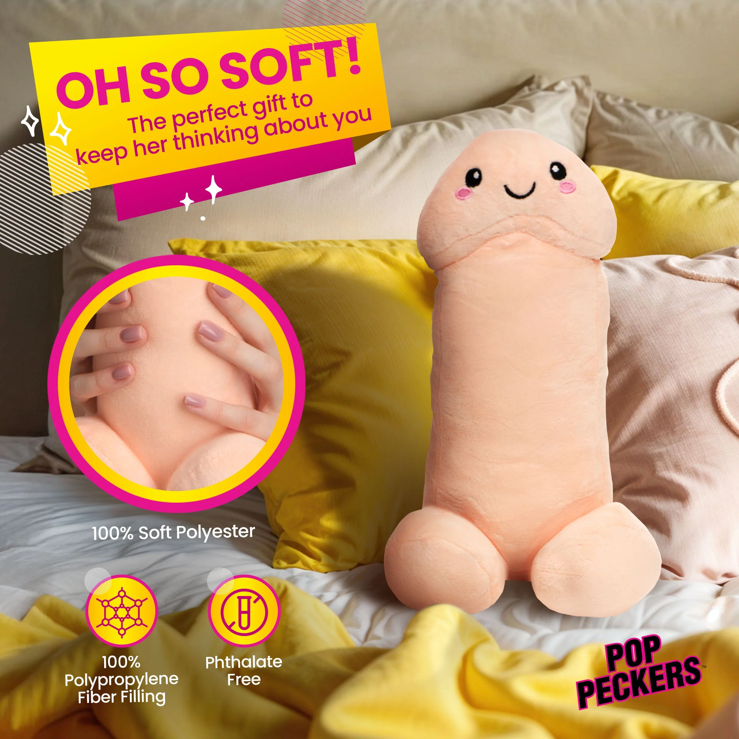 Happy Peckers Penis Pillow - Image 2