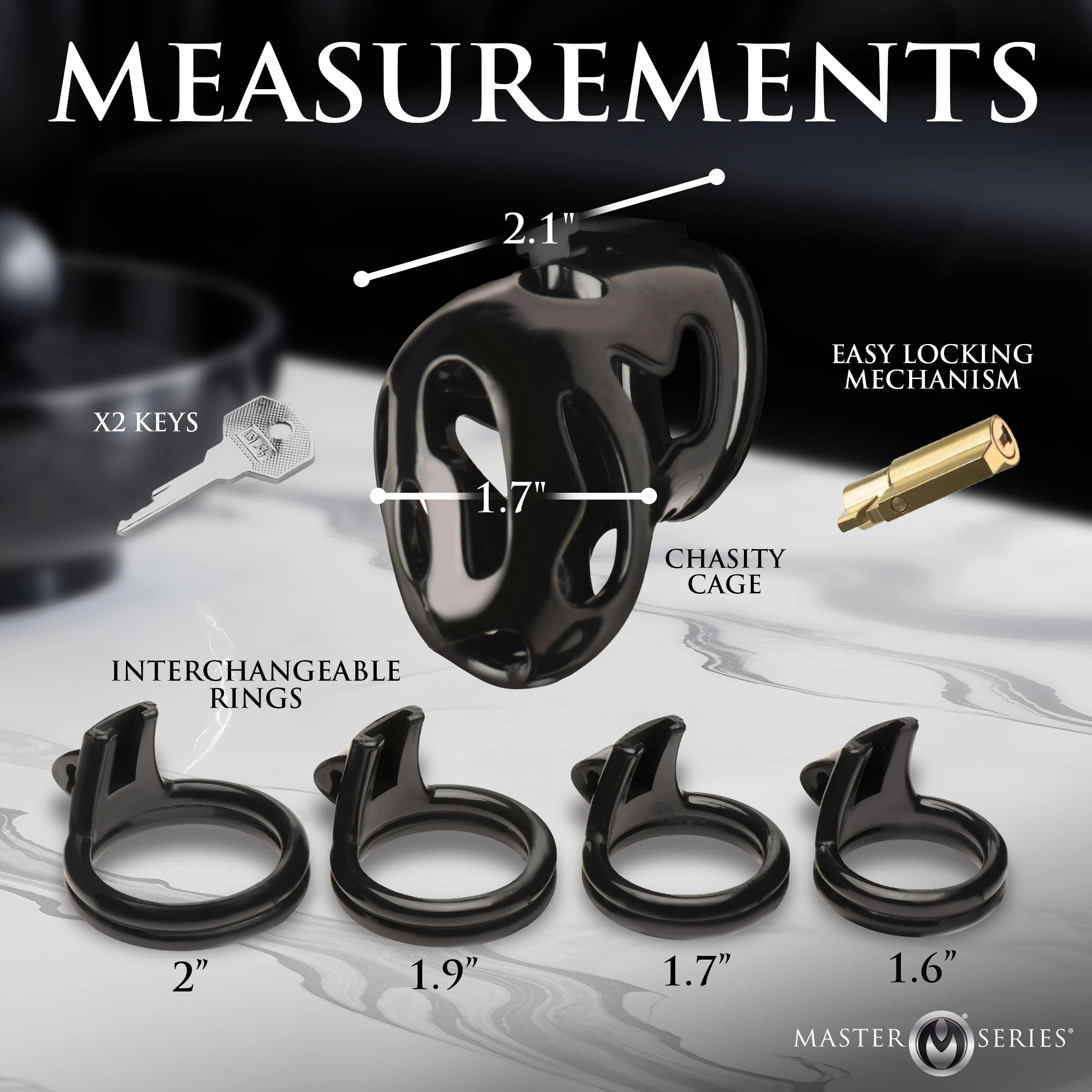 Hard Stop Chastity Cage - Image 6