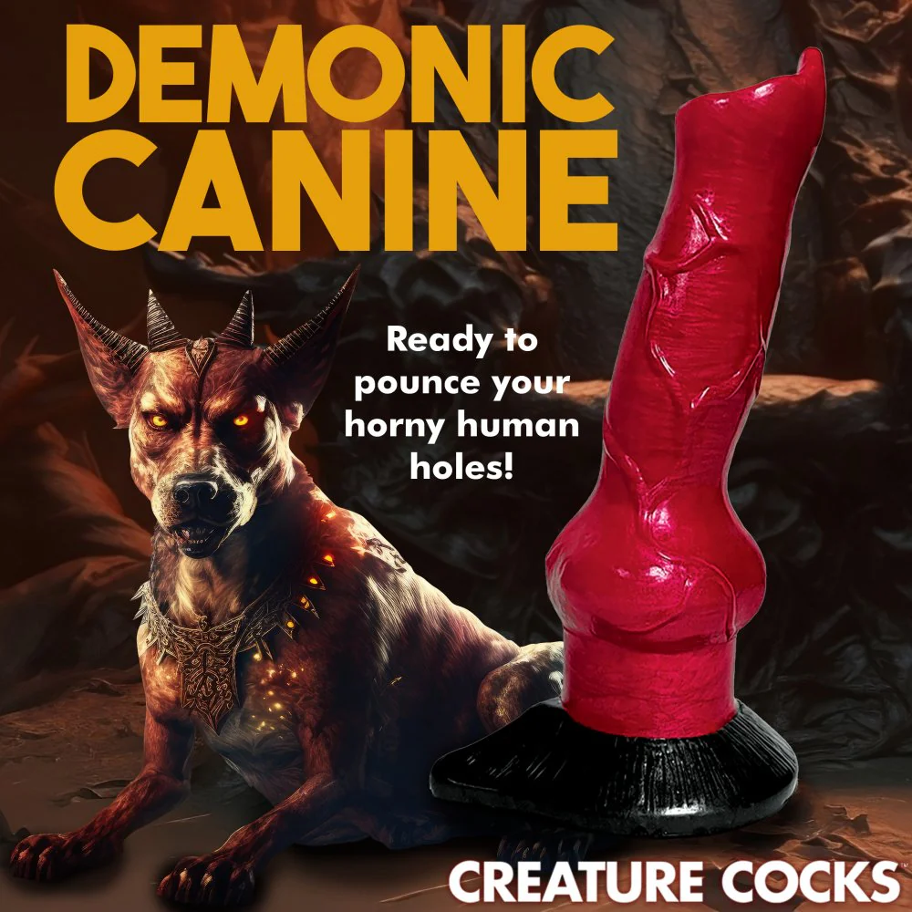 Hell-Hound Canine Penis Silicone Dildo - Image 9