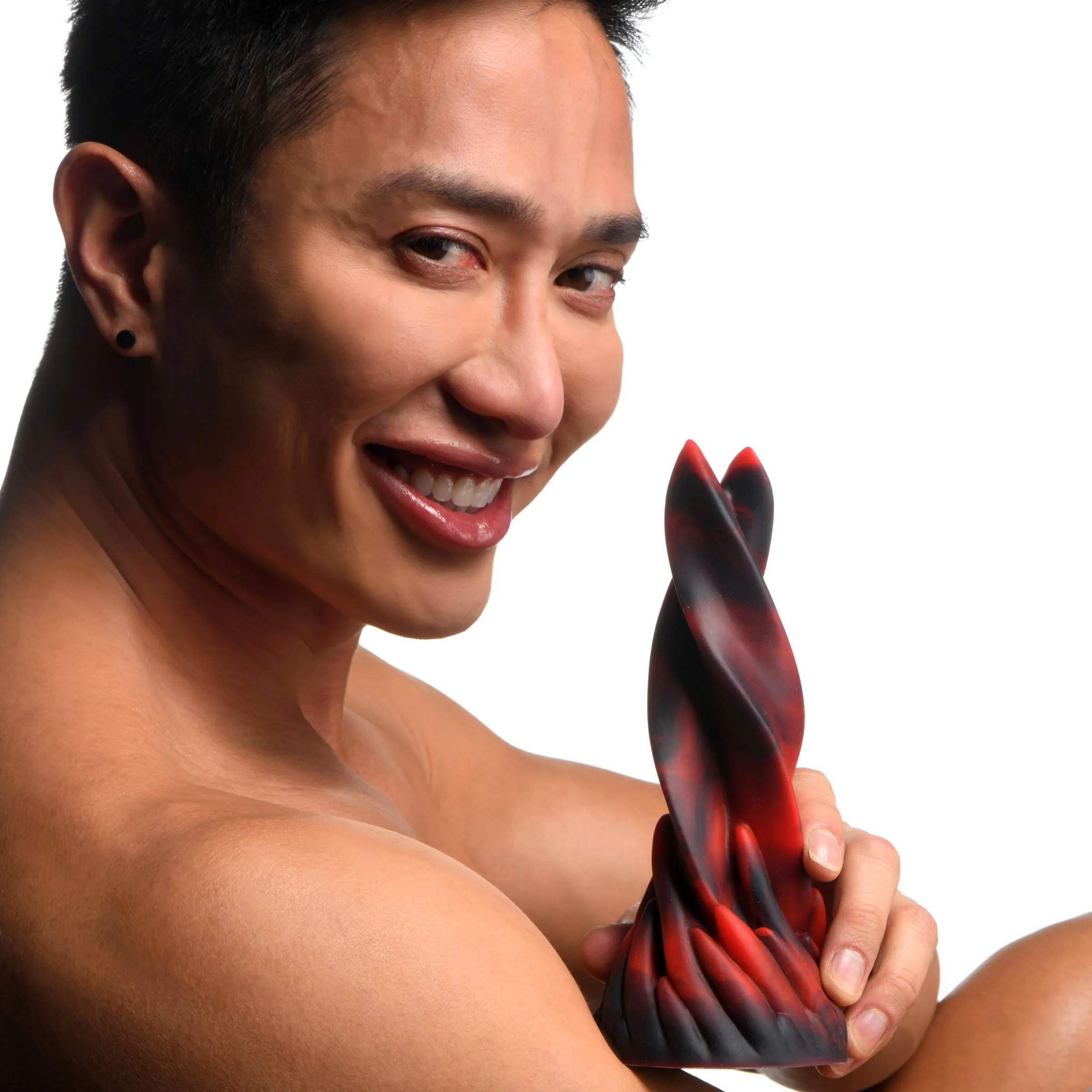 Hell Kiss Twisted Tongues Silicone Dildo - Image 2