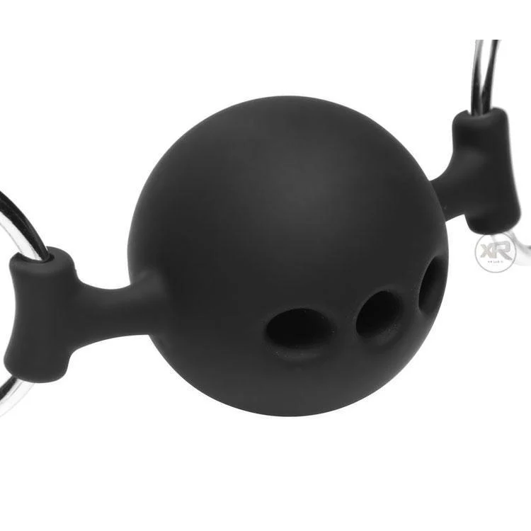 Hinder Breathable Silicone Ball Gag with Nipple Clamps - Image 5