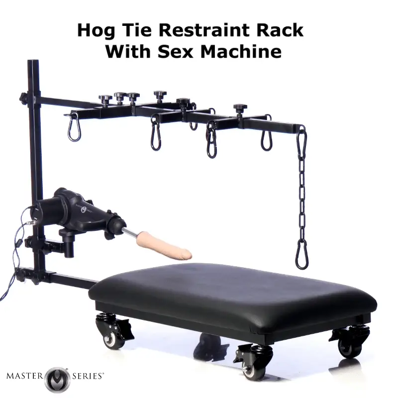 Hog Tie Restraint Rack with Sex Machine - Image 2