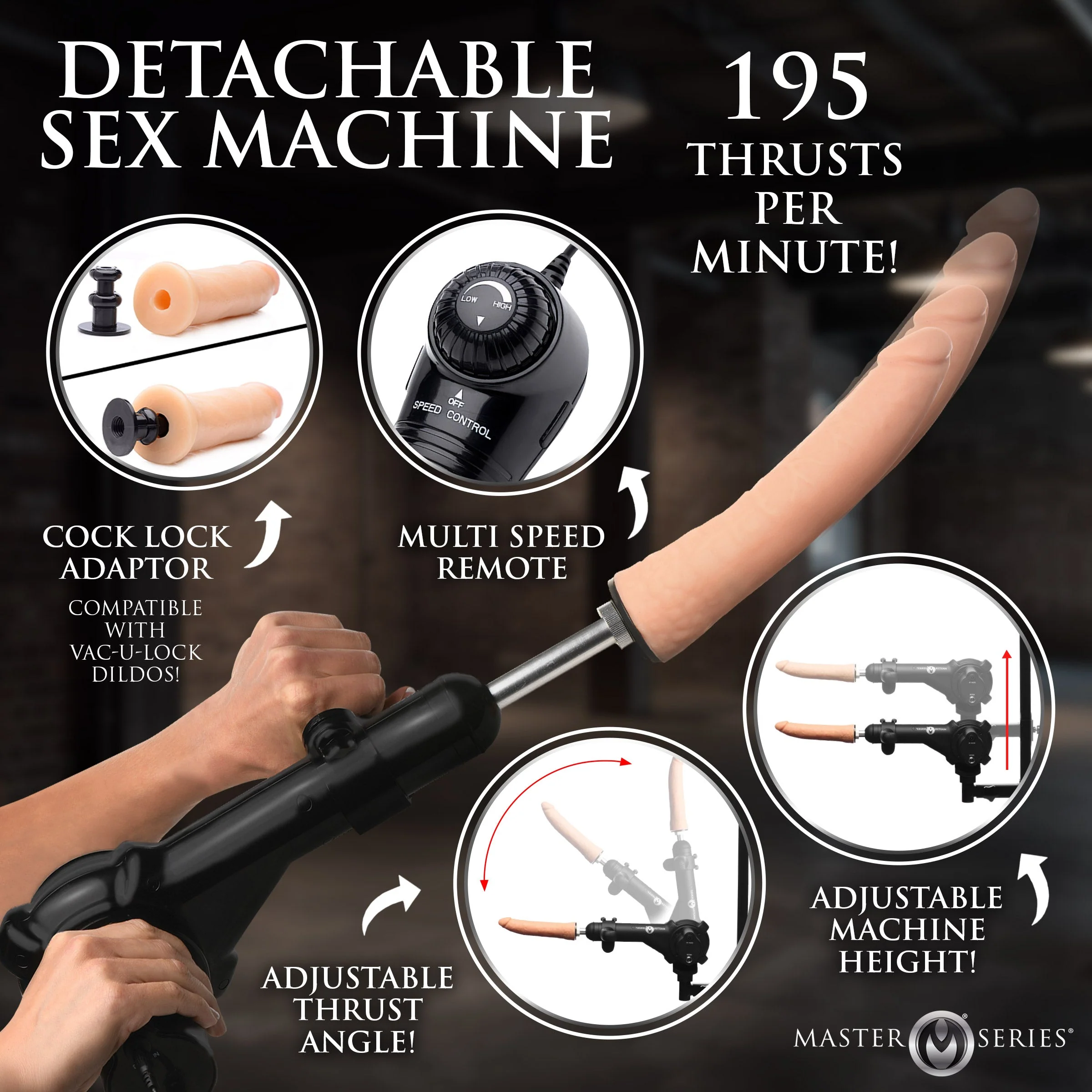 Hog Tie Restraint Rack with Sex Machine - Image 5