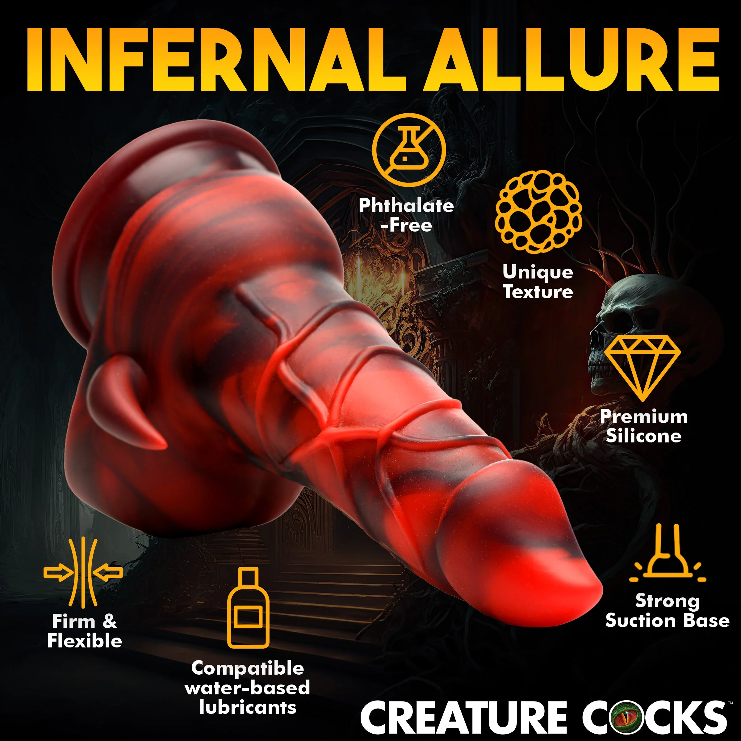 Horny Devil Demon Silicone Dildo - Image 5