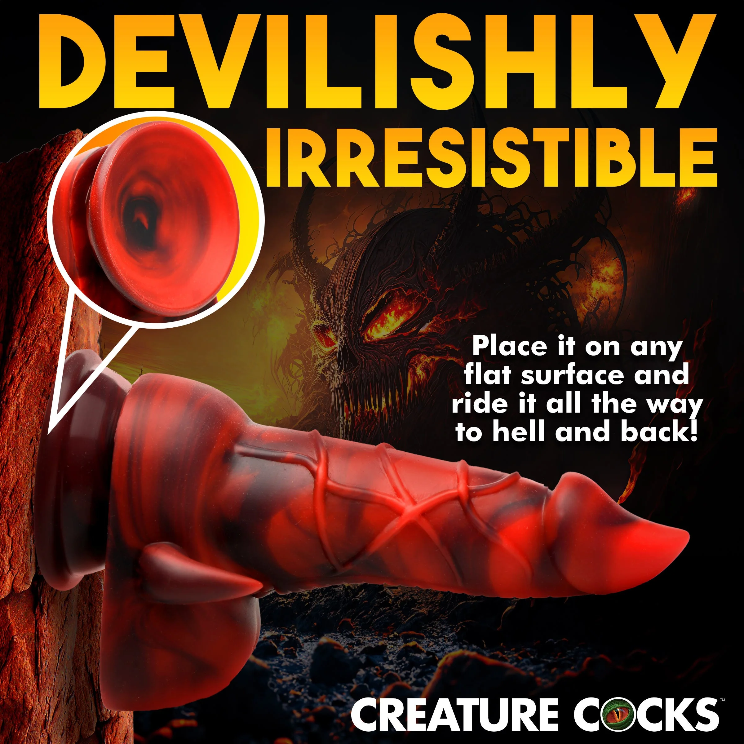 Horny Devil Demon Silicone Dildo - Image 6