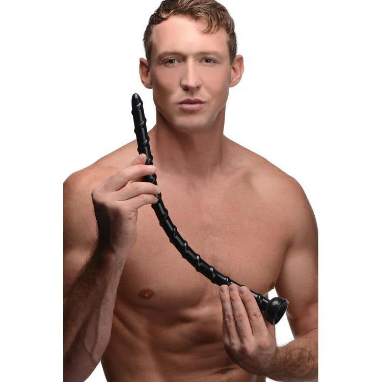 Hosed 18 Inch Swirl Thin Anal Snake - Image 3