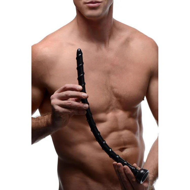 Hosed 18 Inch Swirl Thin Anal Snake - Image 4