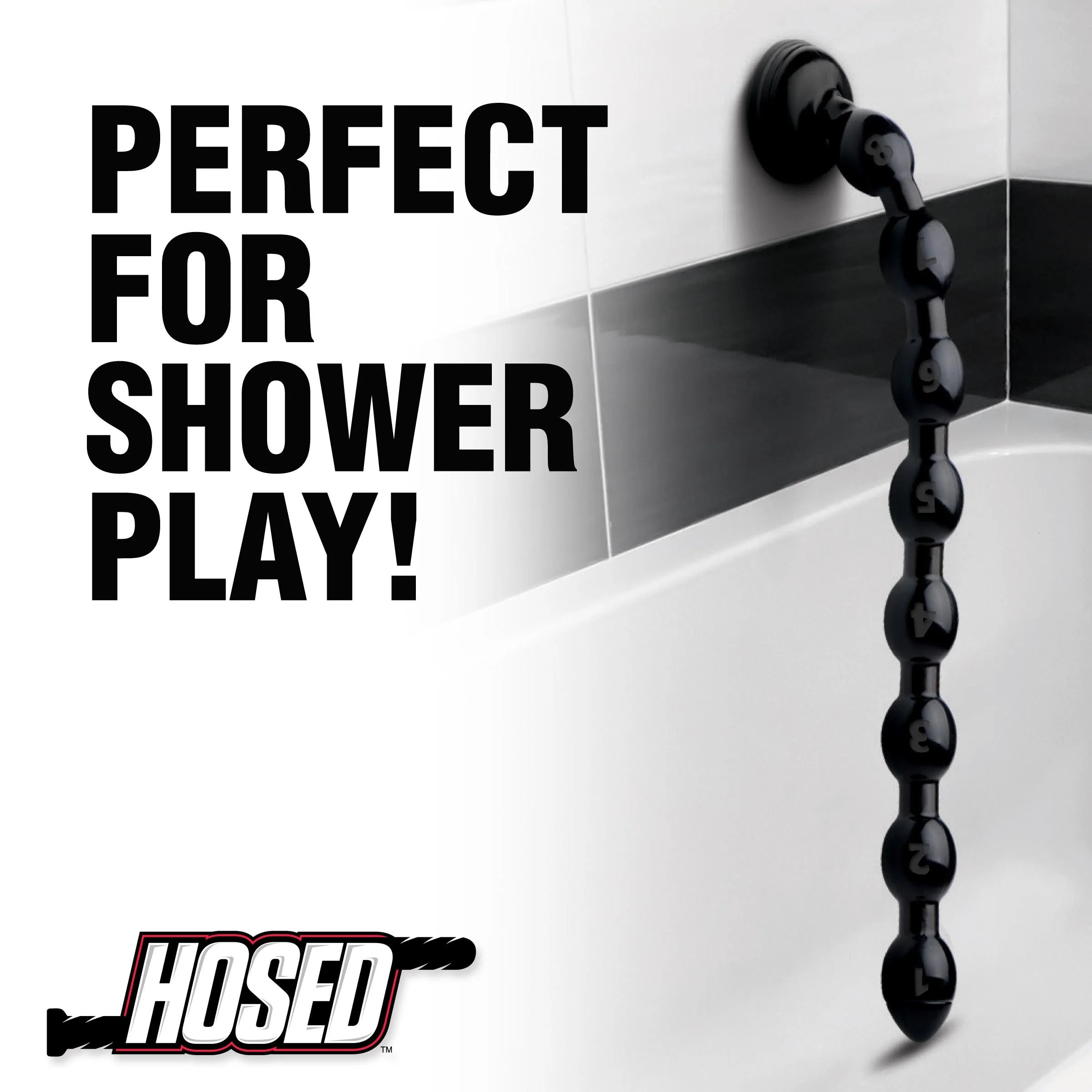 Hosed 19 Inch Beaded Anal Snake - Image 4