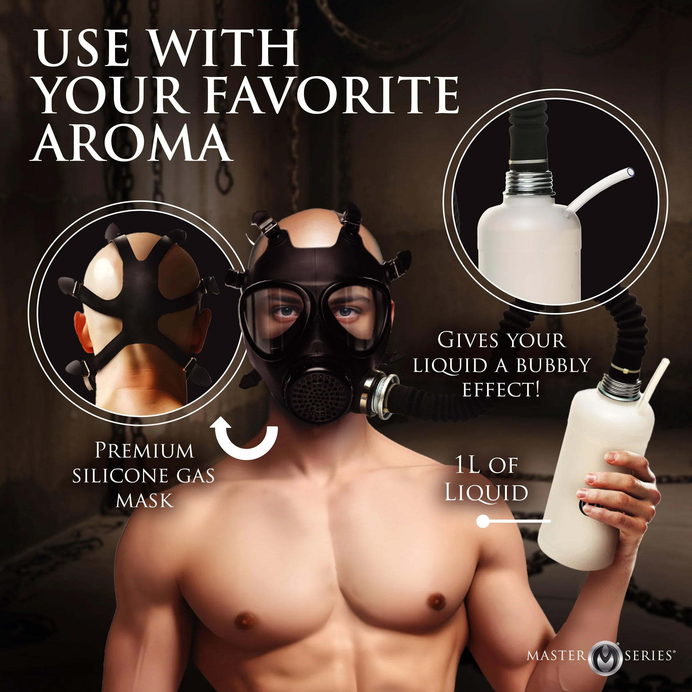 Inhaler Gas Mask with Bottle - Image 3