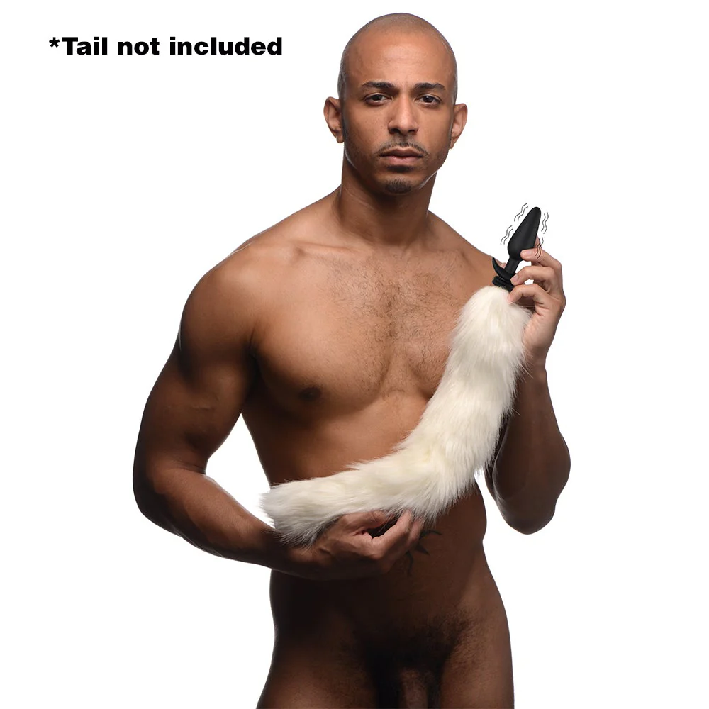 Interchangeable 10X Vibrating Silicone Anal Plug with Remote - Image 4