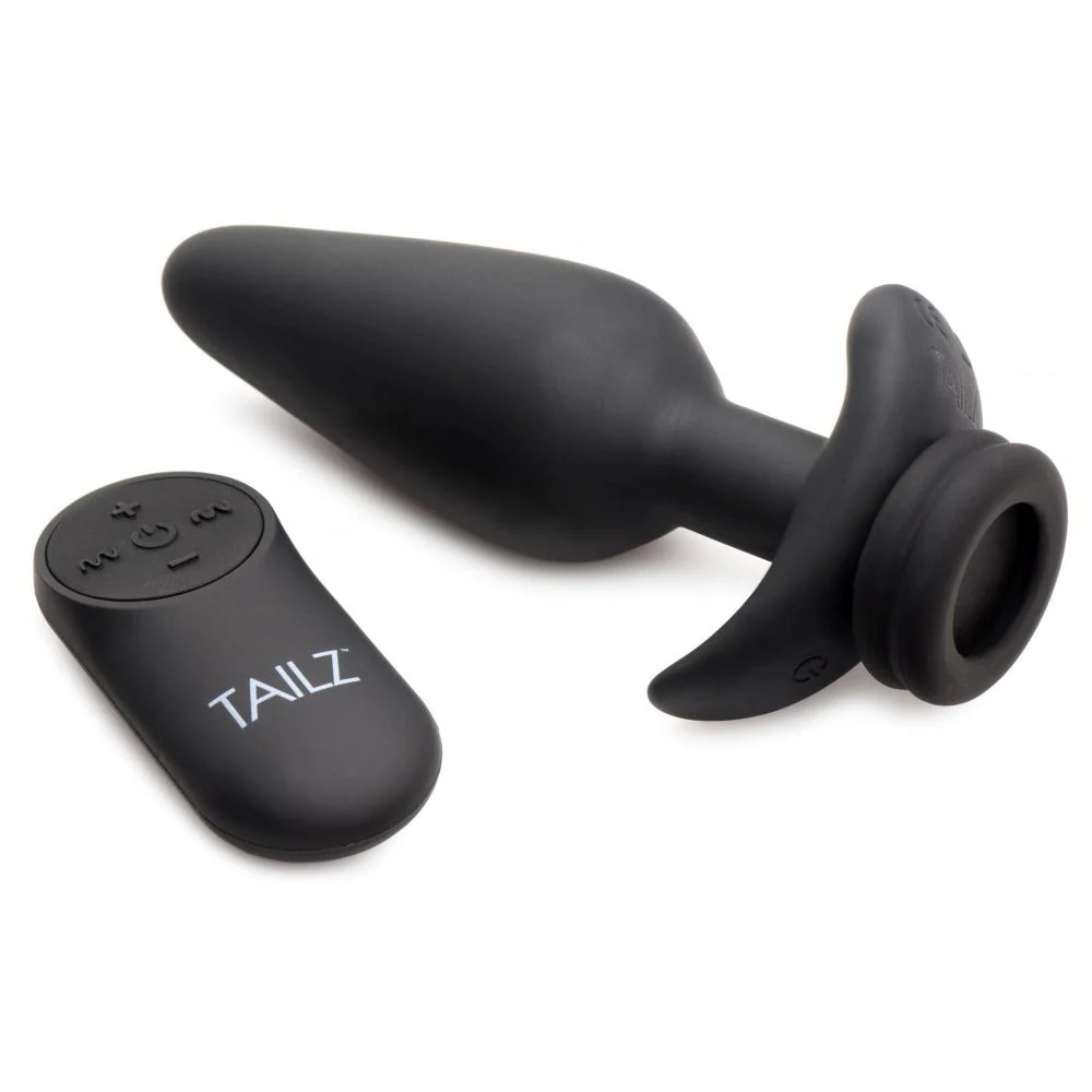 Interchangeable 10X Vibrating Silicone Anal Plug with Remote - Image 5