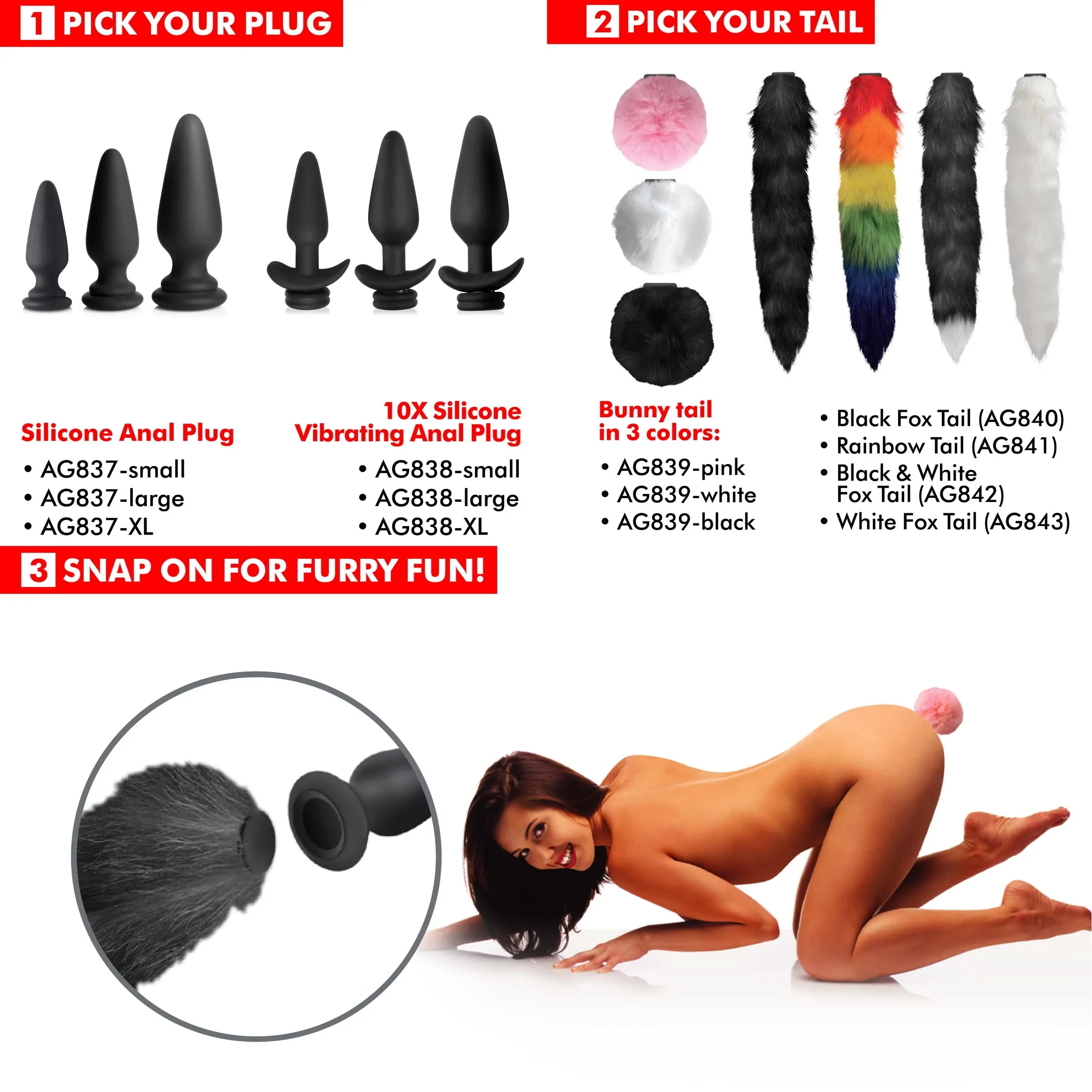 Interchangeable Silicone Anal Plug - Image 5